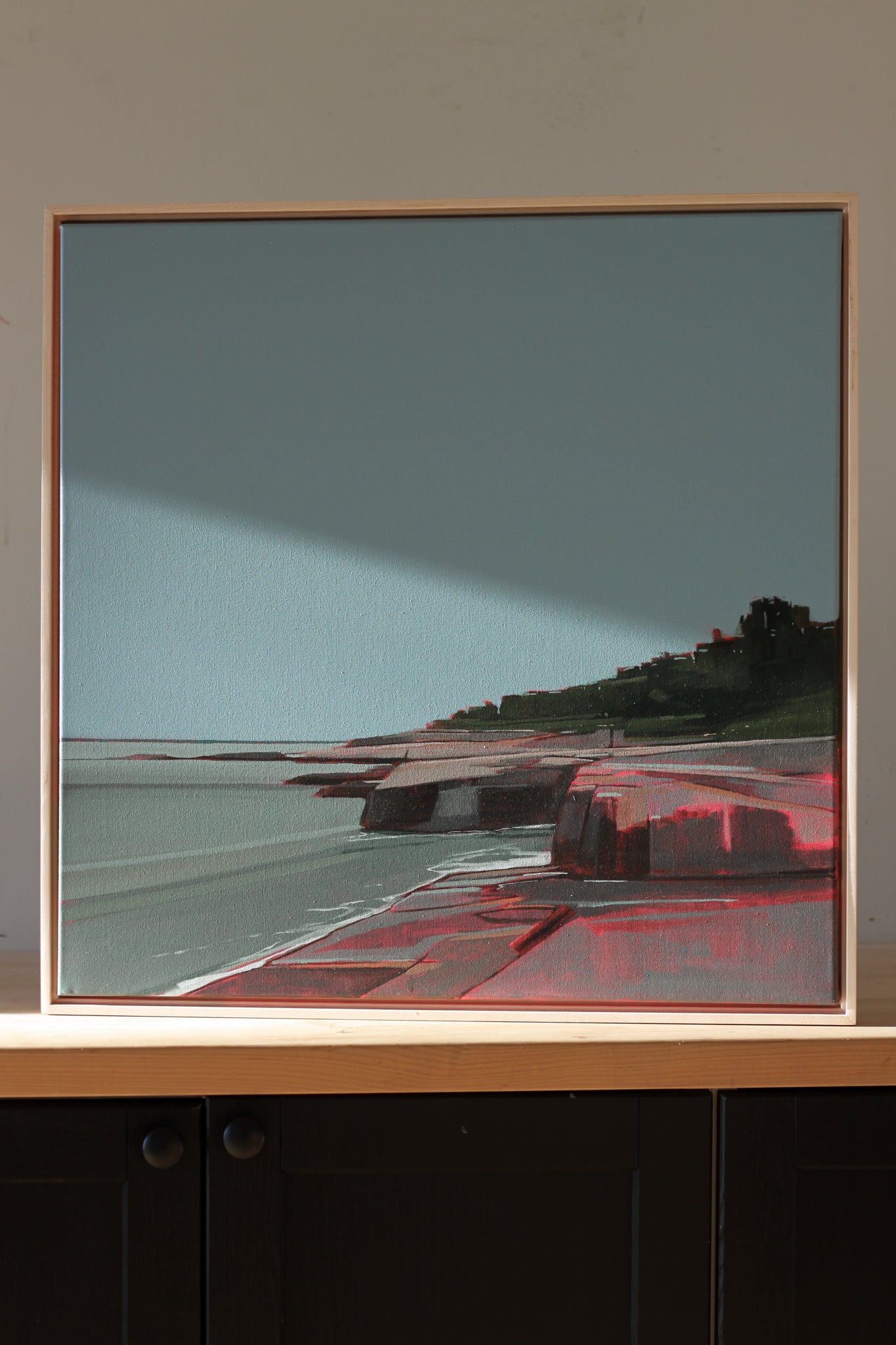 Bangs Island | 24x24 | Original Painting Framed