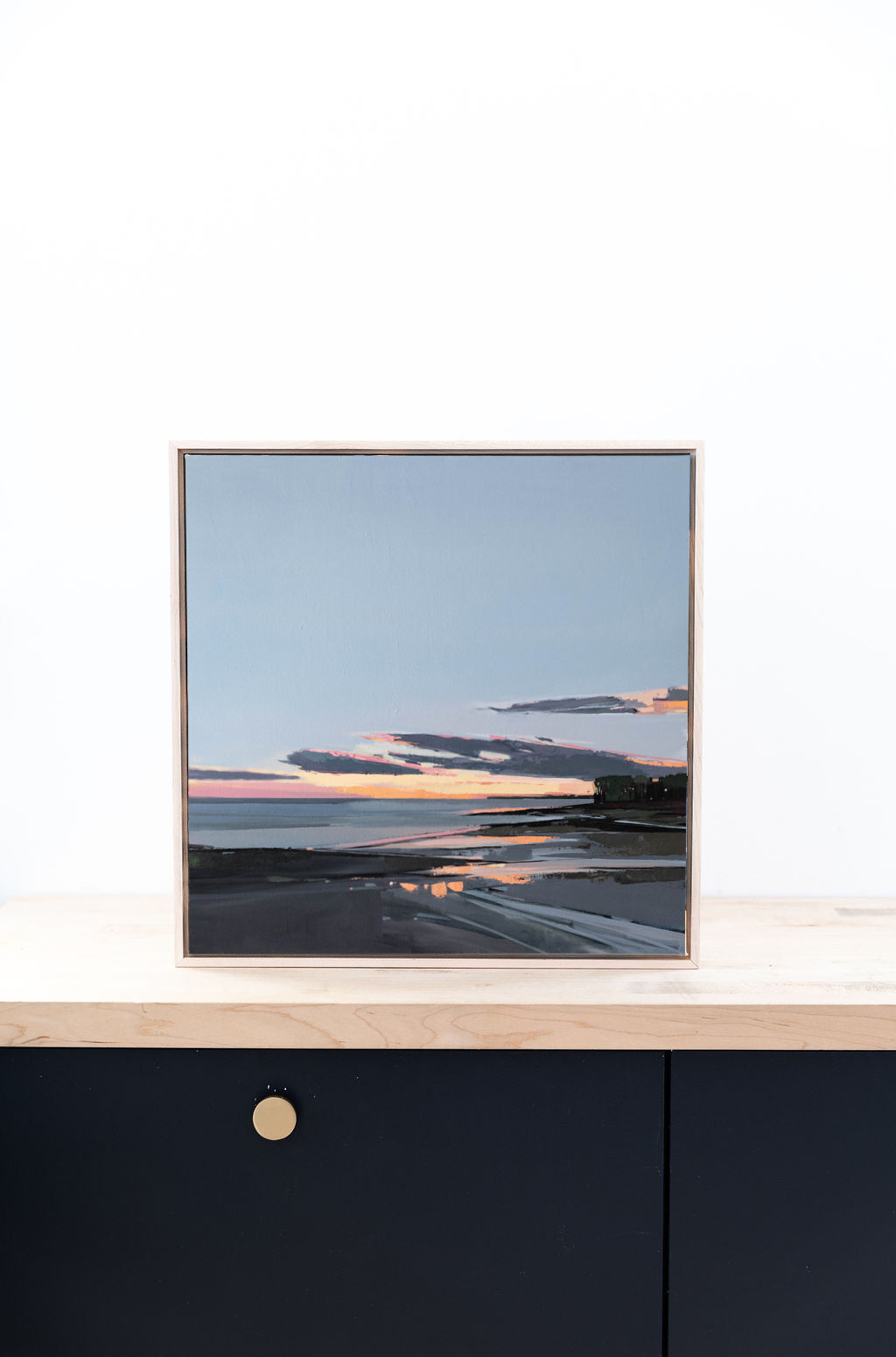 Falmouth Sunset Blue | Stretched Print on Canvas