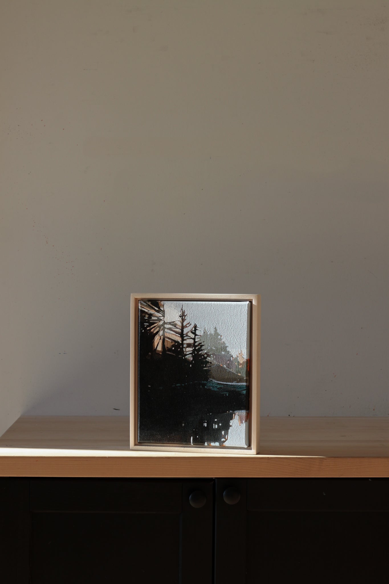 Foggy Sunrise | 8x10 | Original Painting Framed