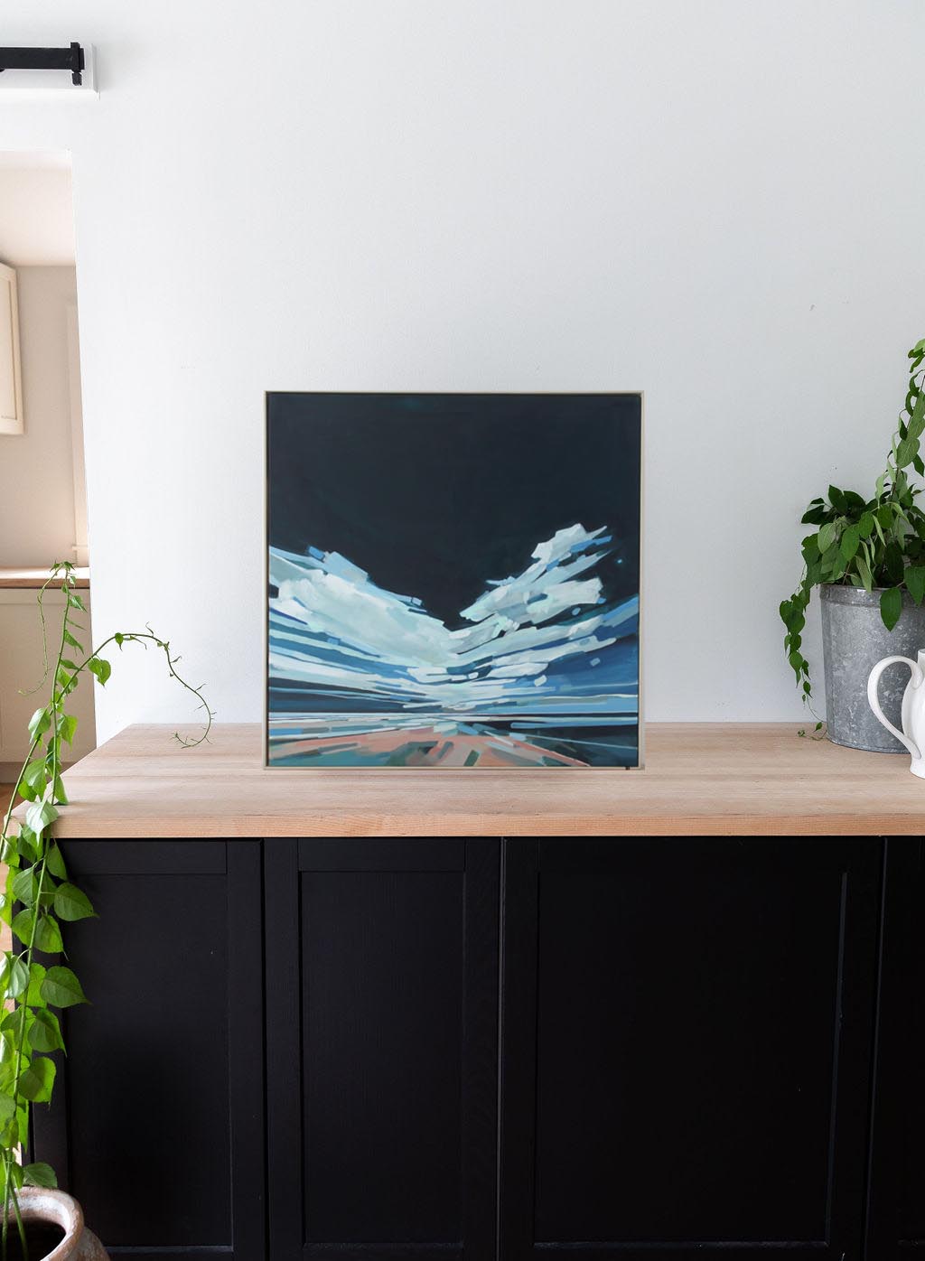 Higgins Beach Navy | Stretched Print on Canvas