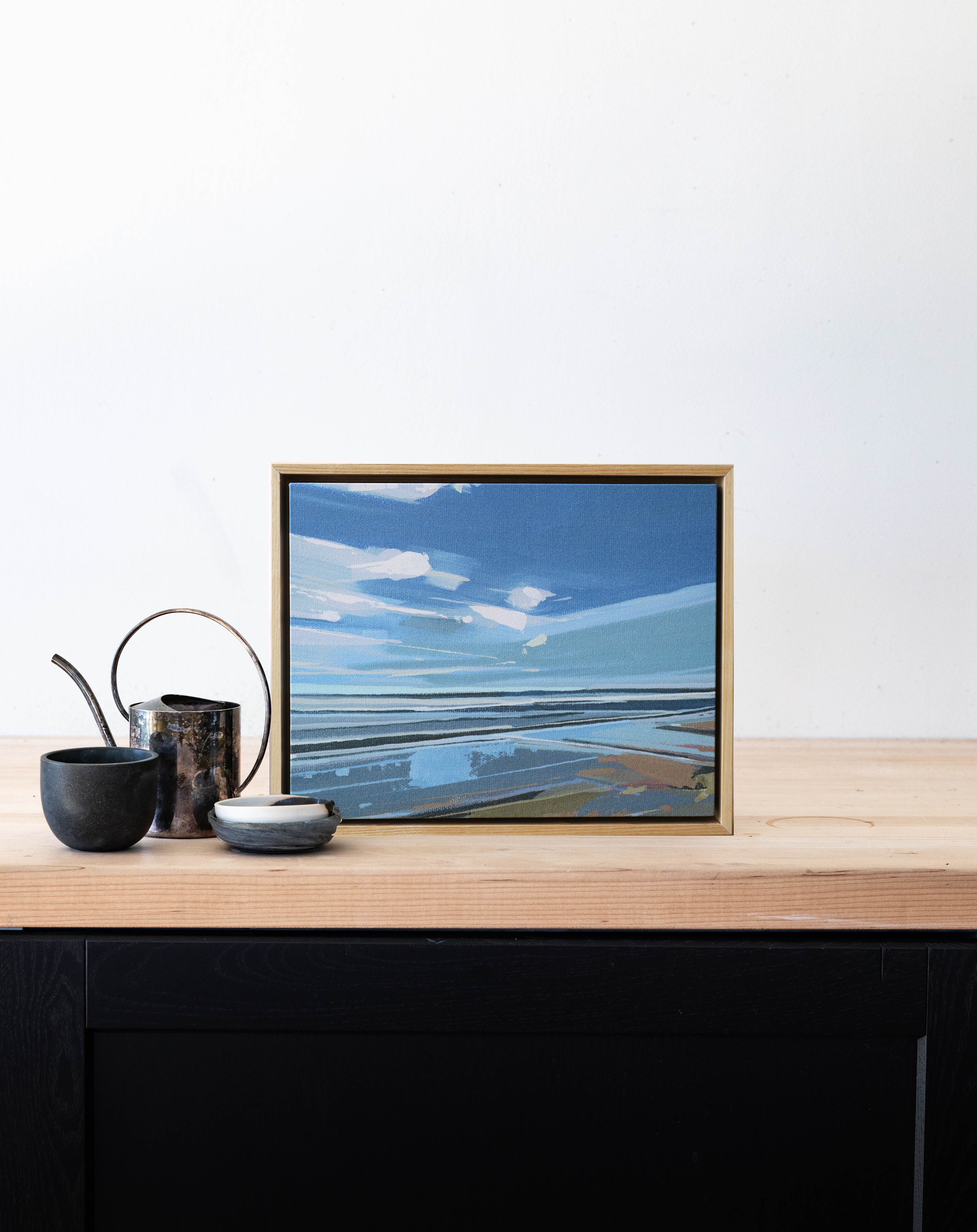 Higgins Beach Spring | Stretched Print on Canvas