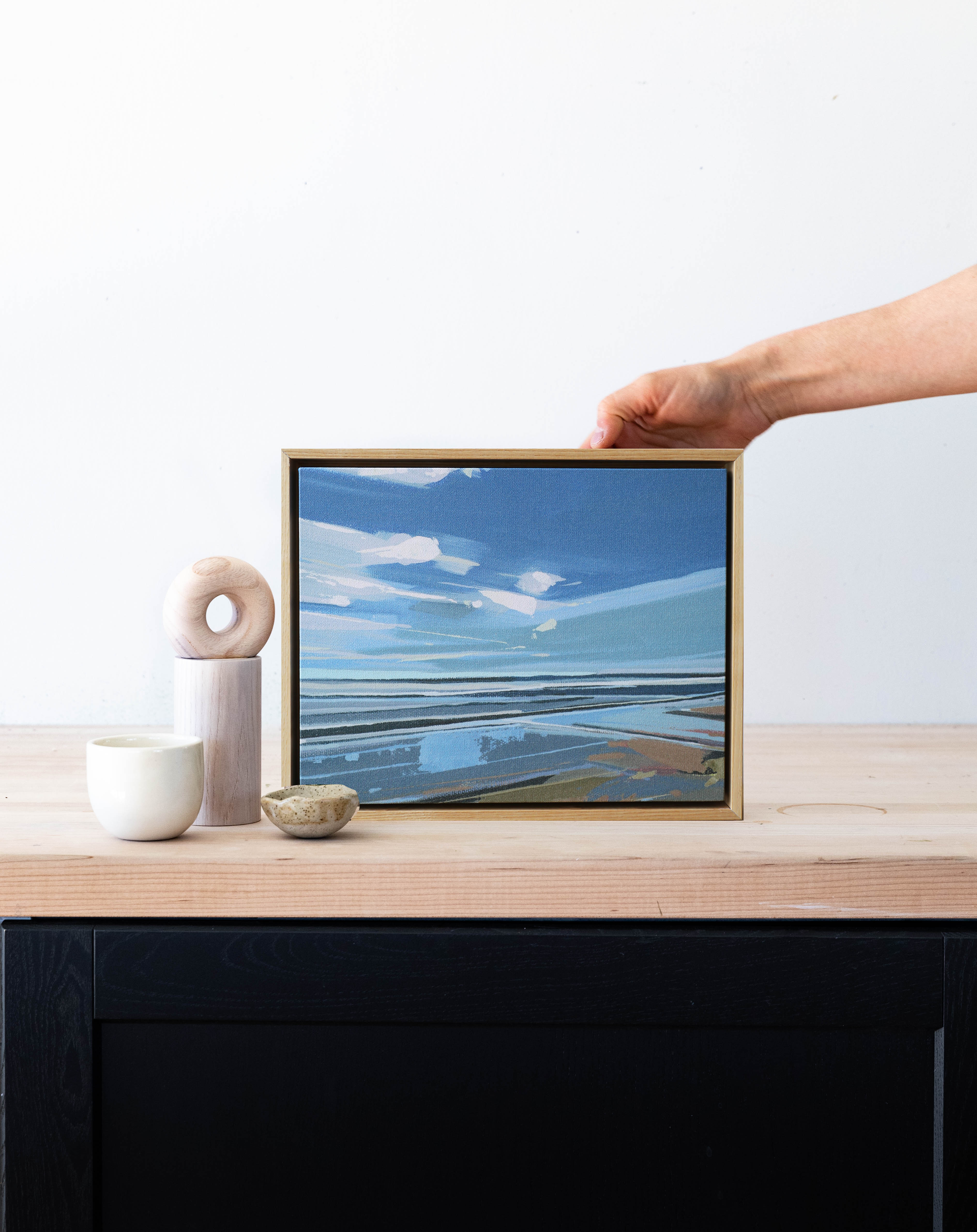 Higgins Beach Spring | Stretched Print on Canvas