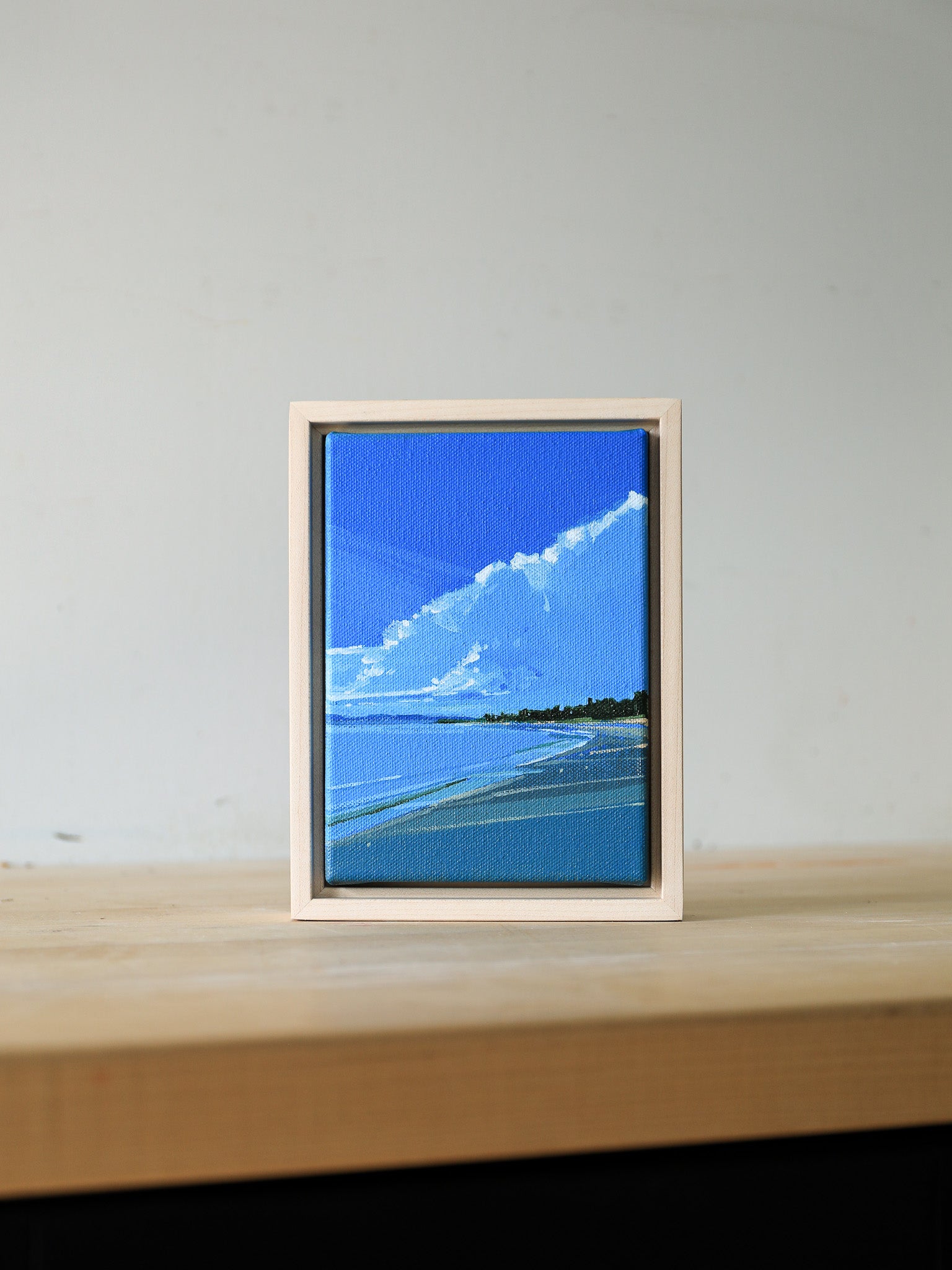 Cranberry Blue | 5x7 | Acrylic on Canvas Framed