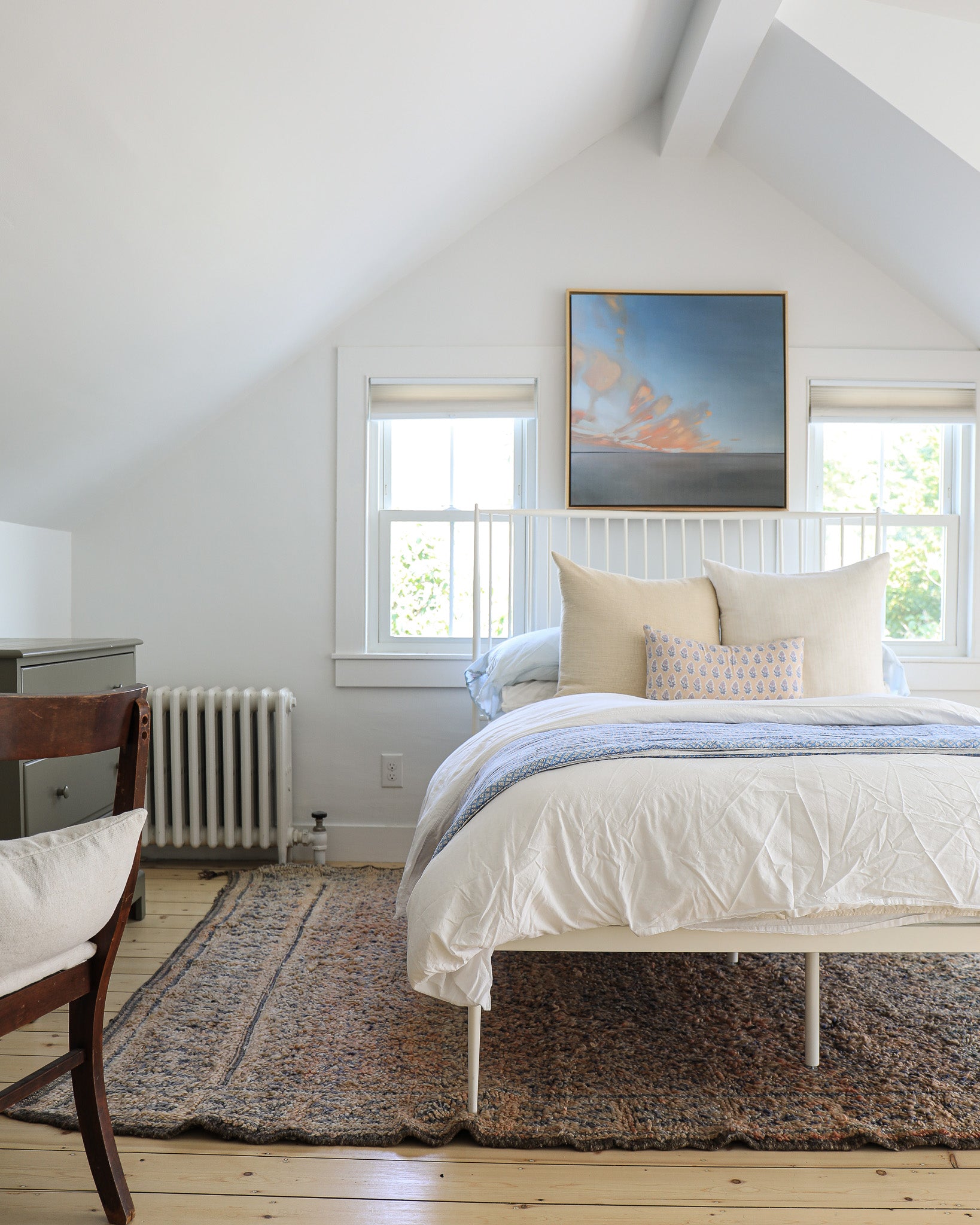 Edgecomb Sunset | Stretched Print on Canvas