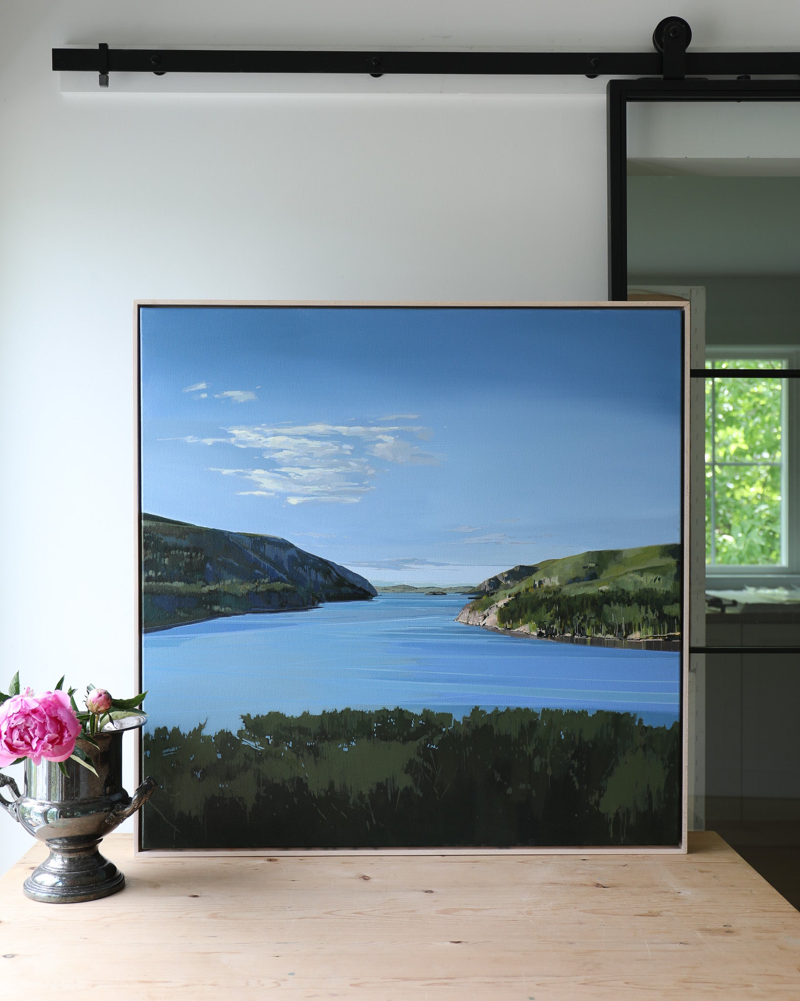 RESERVED AC Commission | 36x36 | Original Acrylic Painting on Canvas Framed