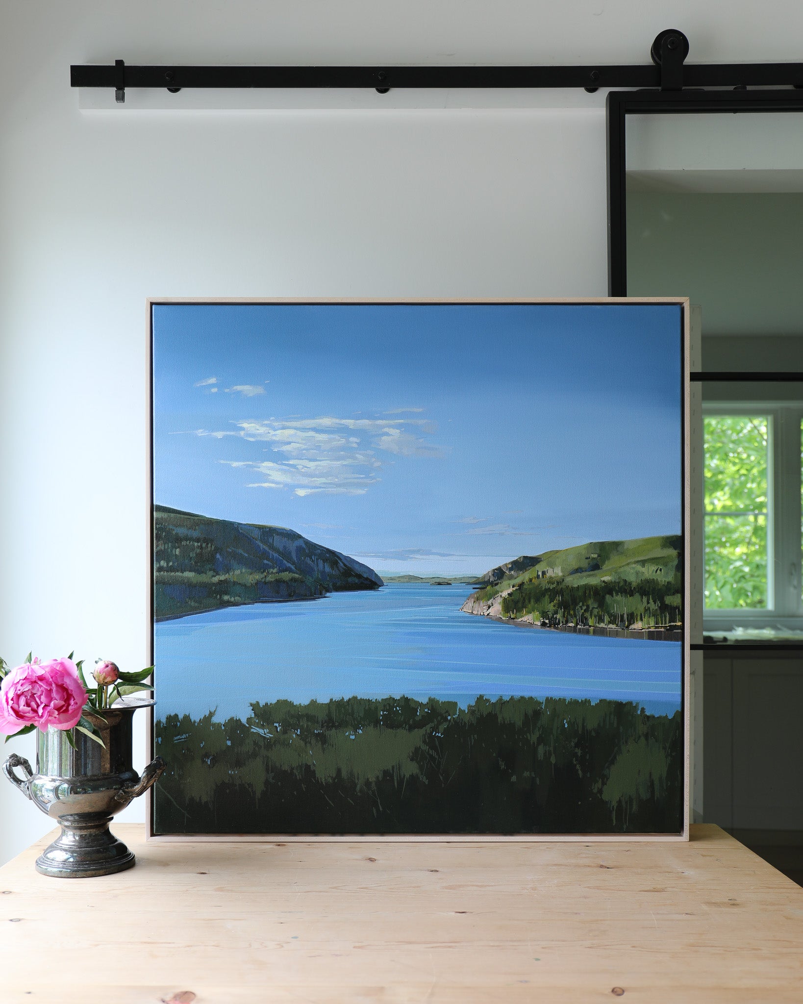 RESERVED AC Commission | 36x36 | Original Acrylic Painting on Canvas Framed
