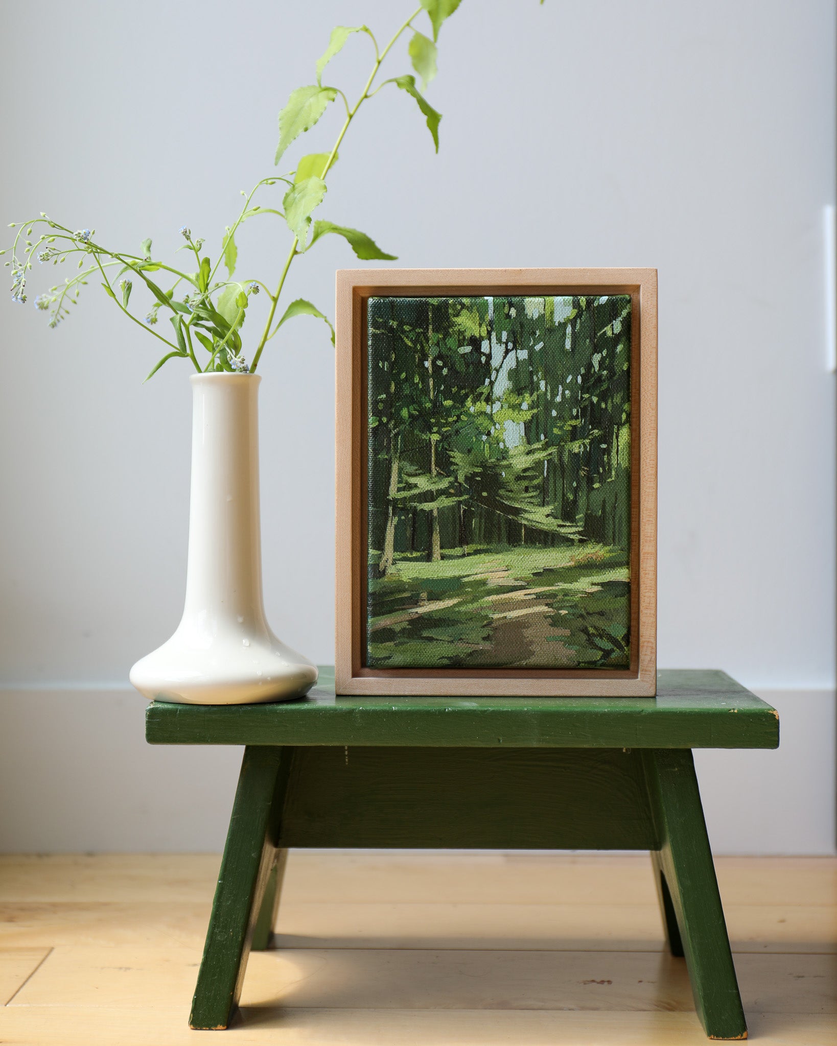 Broad Cove Trails Study | 5x7 | Acrylic on Canvas Framed