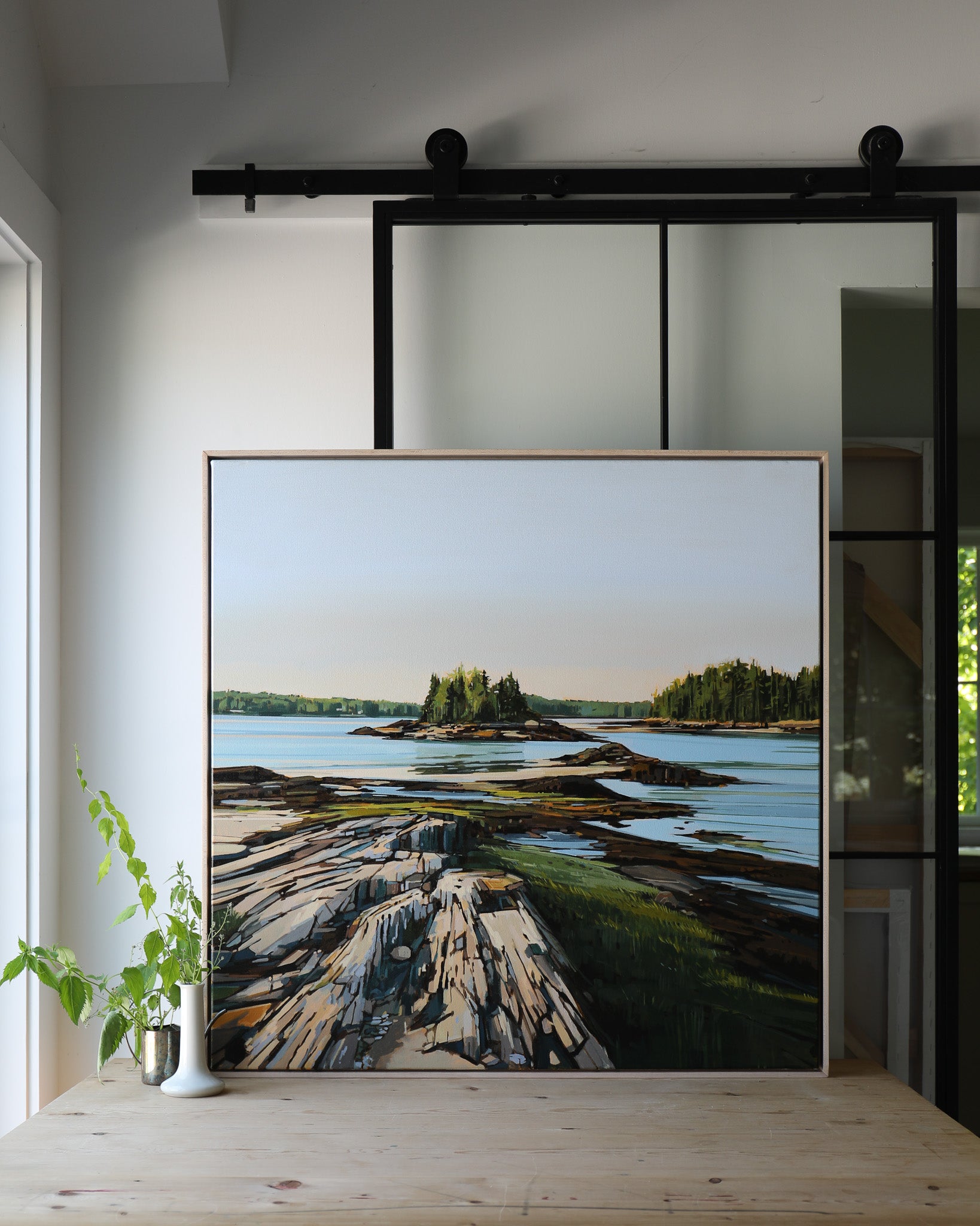 RESERVED KE Commission | 36x36 | Original Acrylic Painting on Canvas Framed