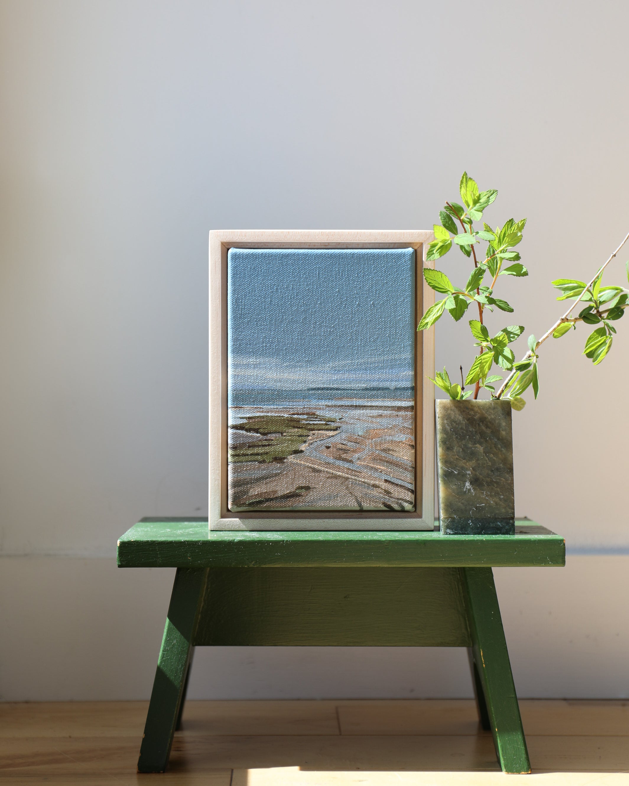 Falmouth Spring Tide | 5x7 | Acrylic on Canvas Framed