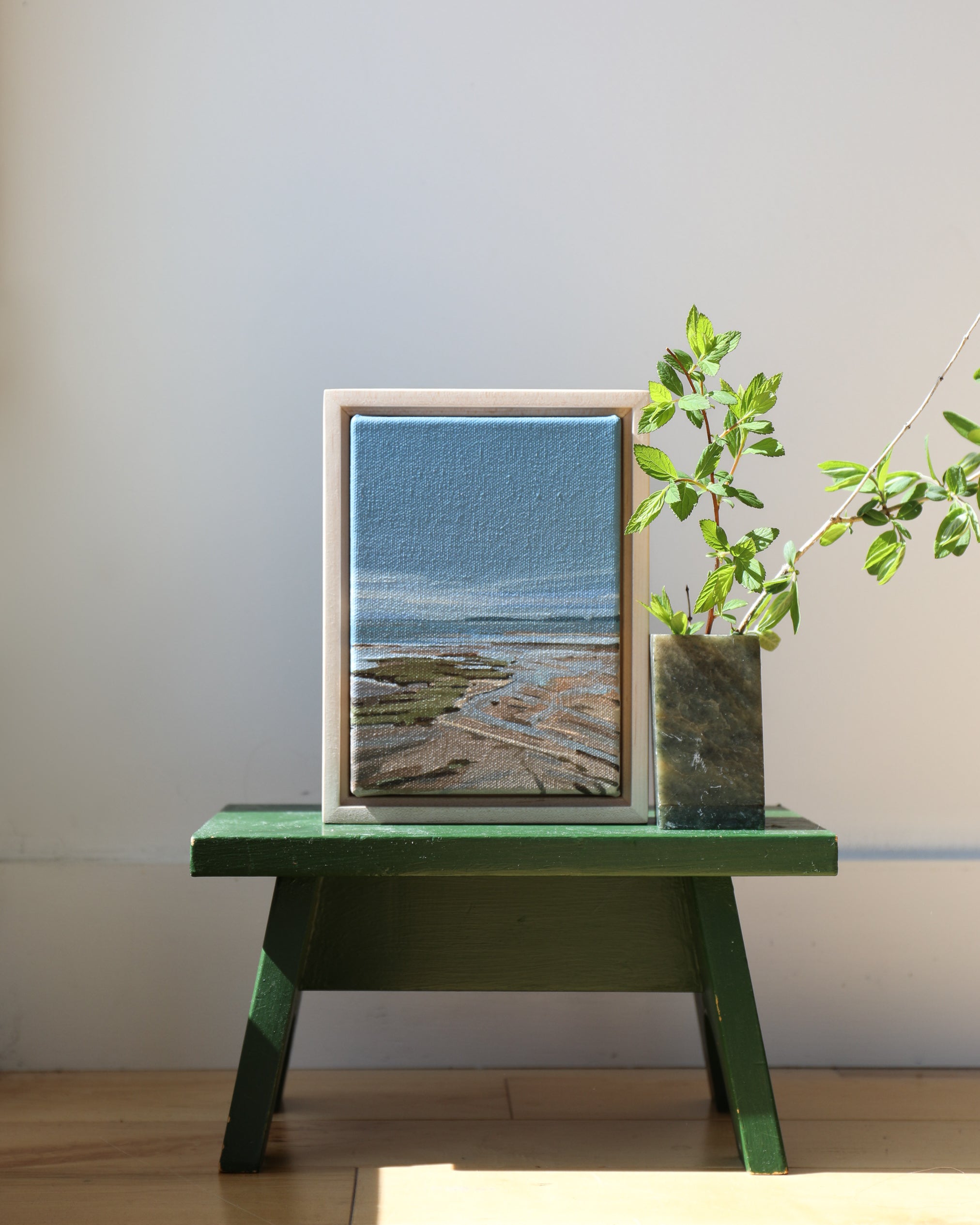 Falmouth Spring Tide | 5x7 | Acrylic on Canvas Framed