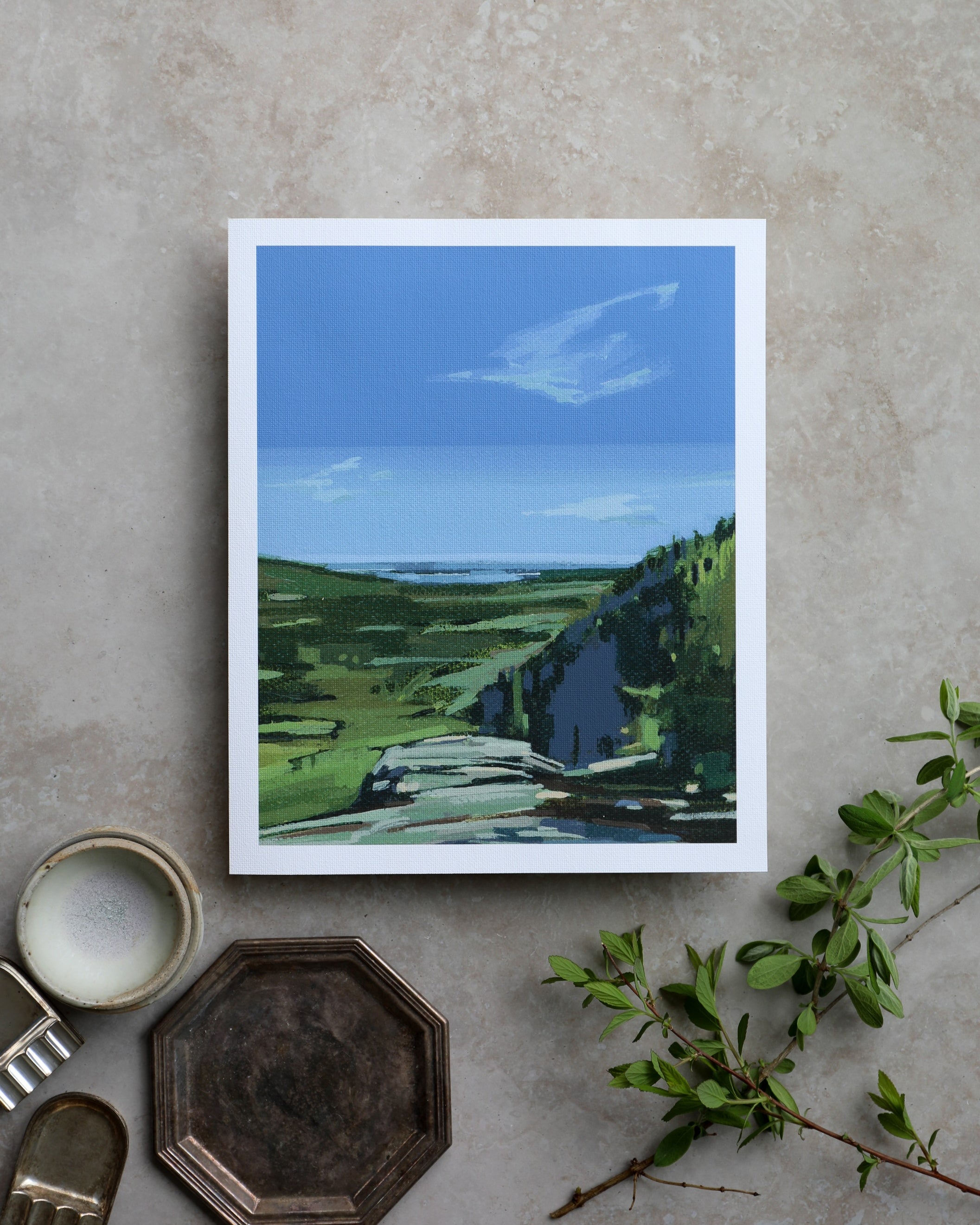 Beach Cliff | Print on Canvas