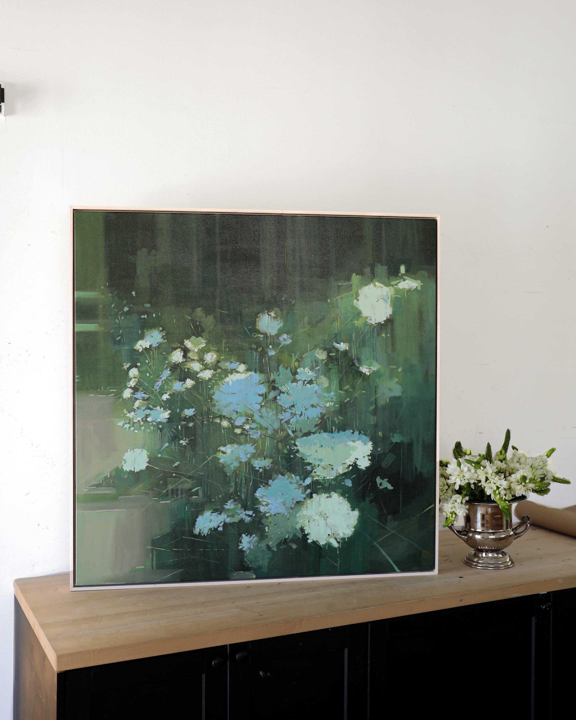 Queen Anne | 40x40 Original Acrylic Painting on Canvas (Framed)