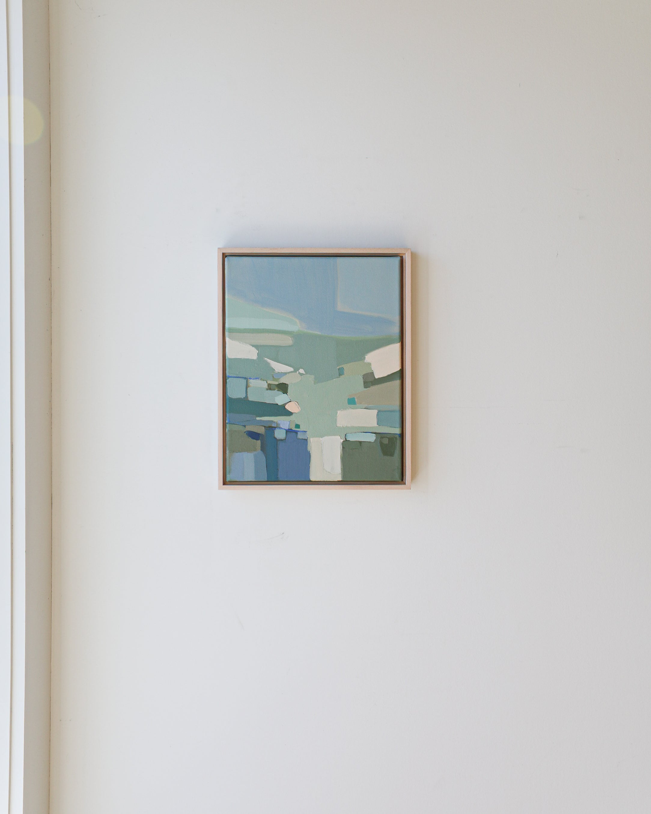 Spring Abstraction | 11x14 Original Abstract Acrylic Painting on Canvas (Framed)