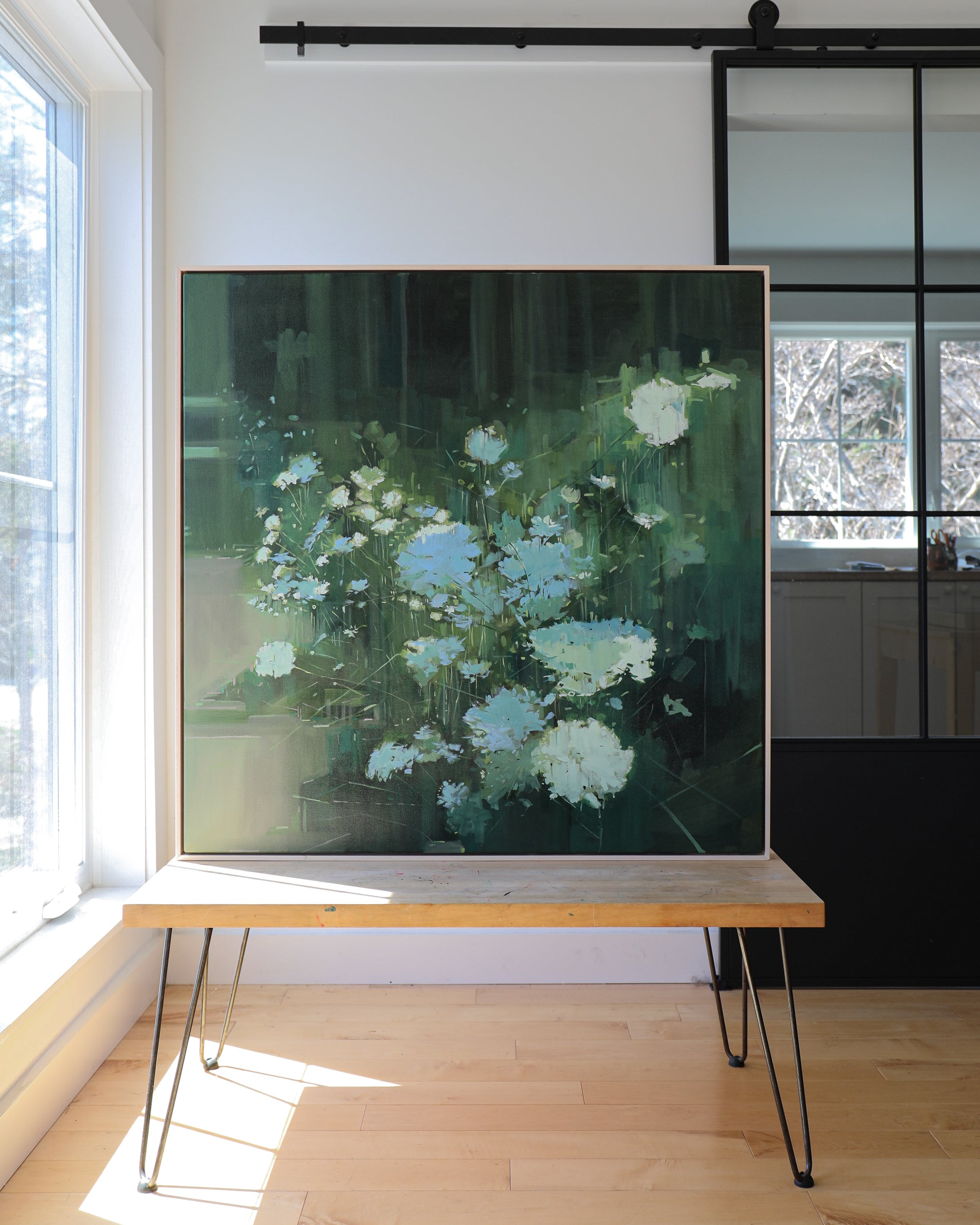 Queen Anne | 40x40 Original Acrylic Painting on Canvas (Framed)