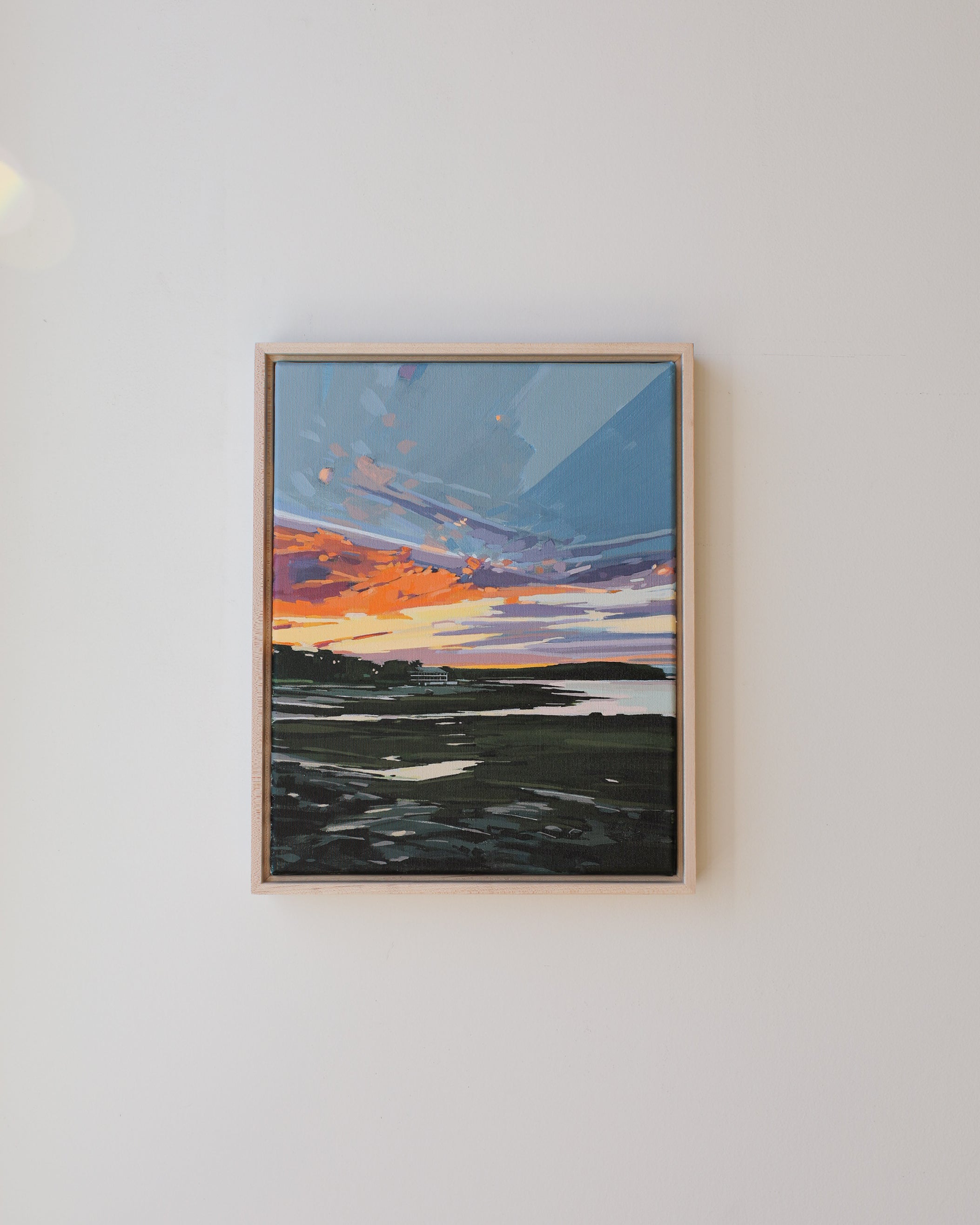 RESERVED EK Commission | 11x14 | Original Acrylic Painting on Canvas Framed