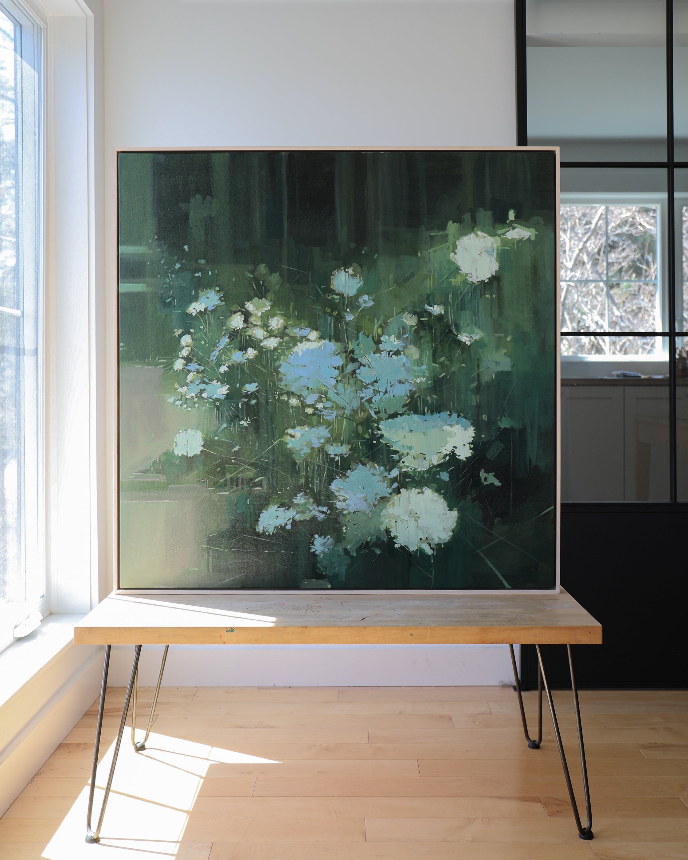 Queen Anne | 40x40 Original Acrylic Painting on Canvas (Framed)