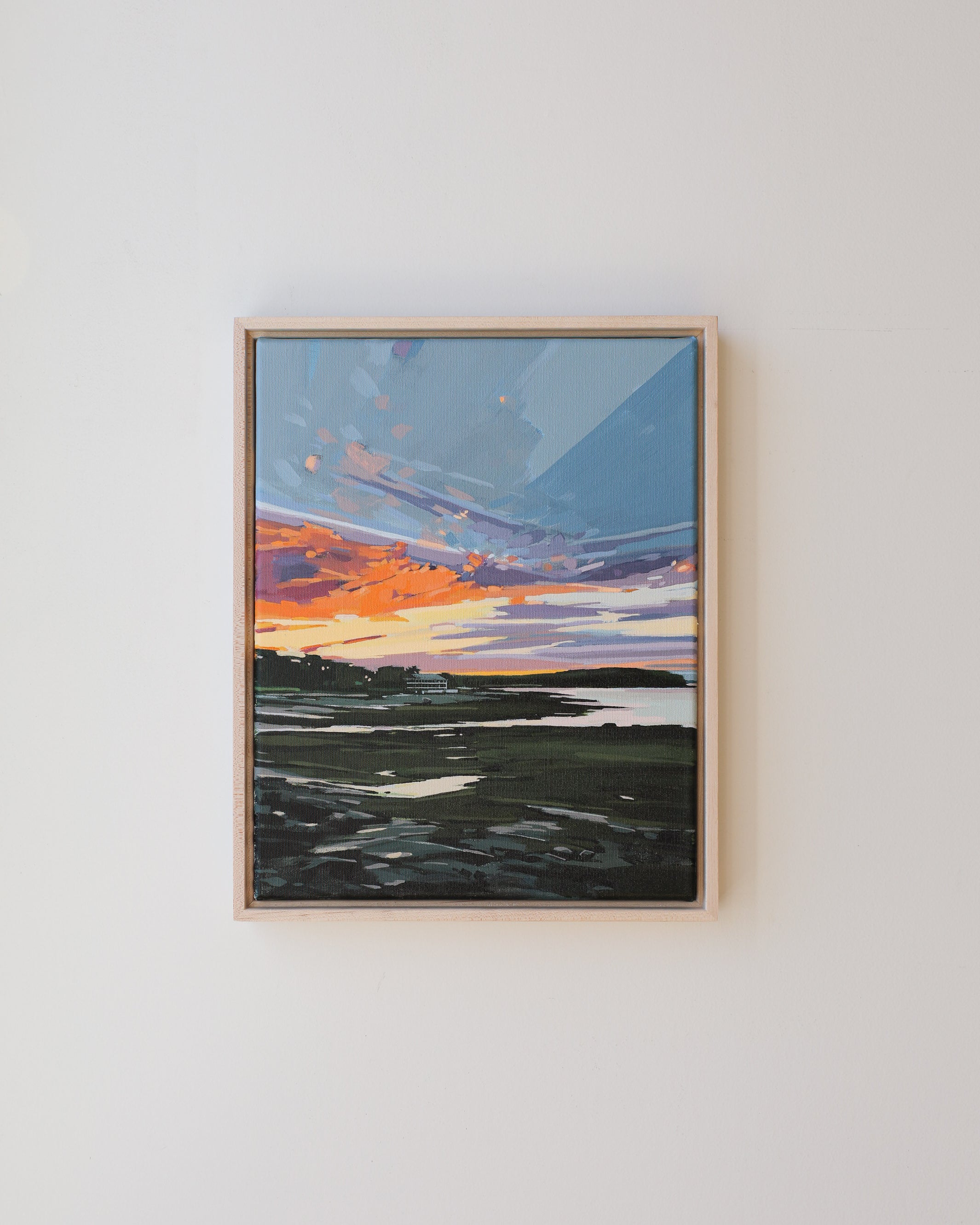 RESERVED EK Commission | 11x14 | Original Acrylic Painting on Canvas Framed