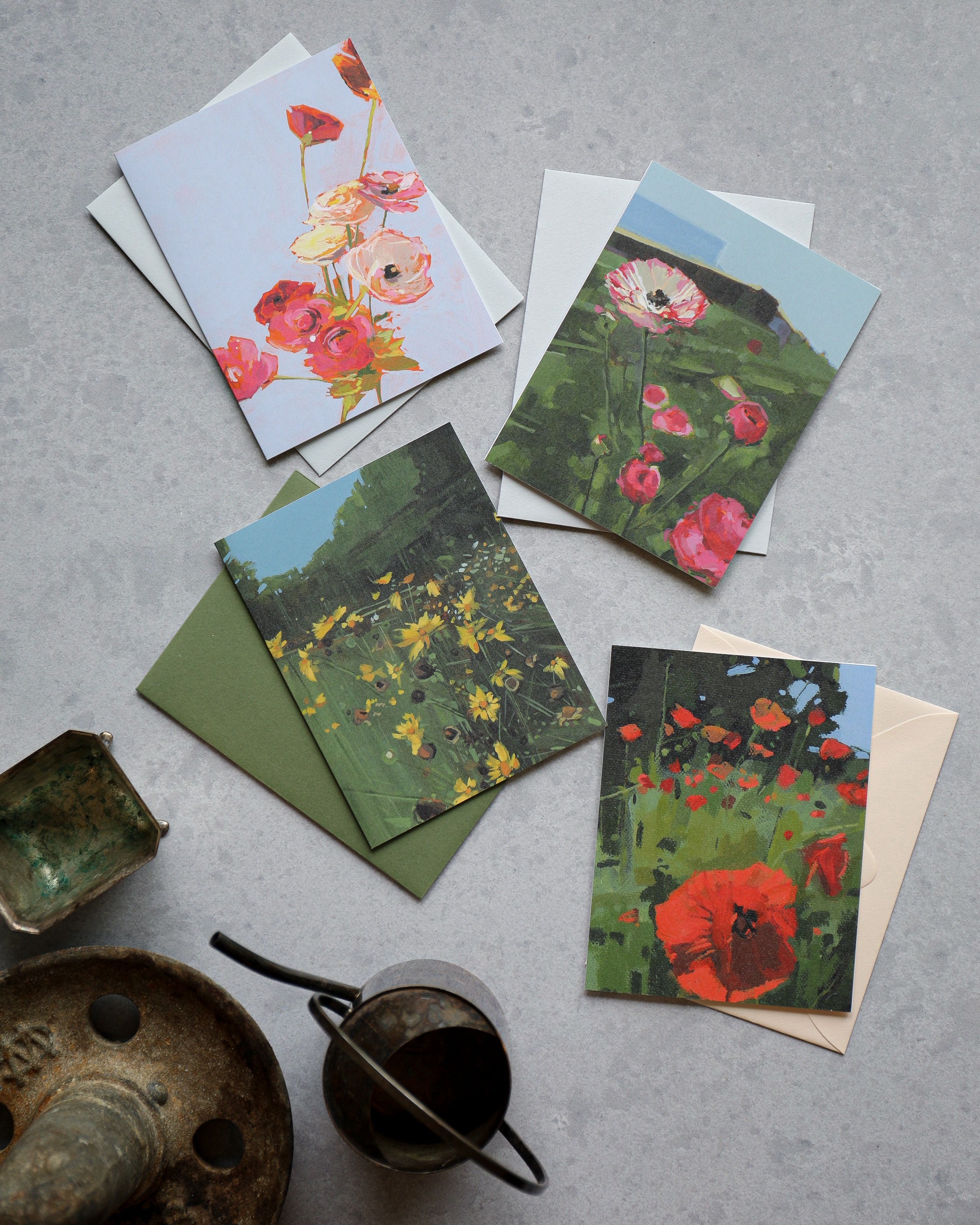 Mable's Farm Flower Pack | 4 Card Pack