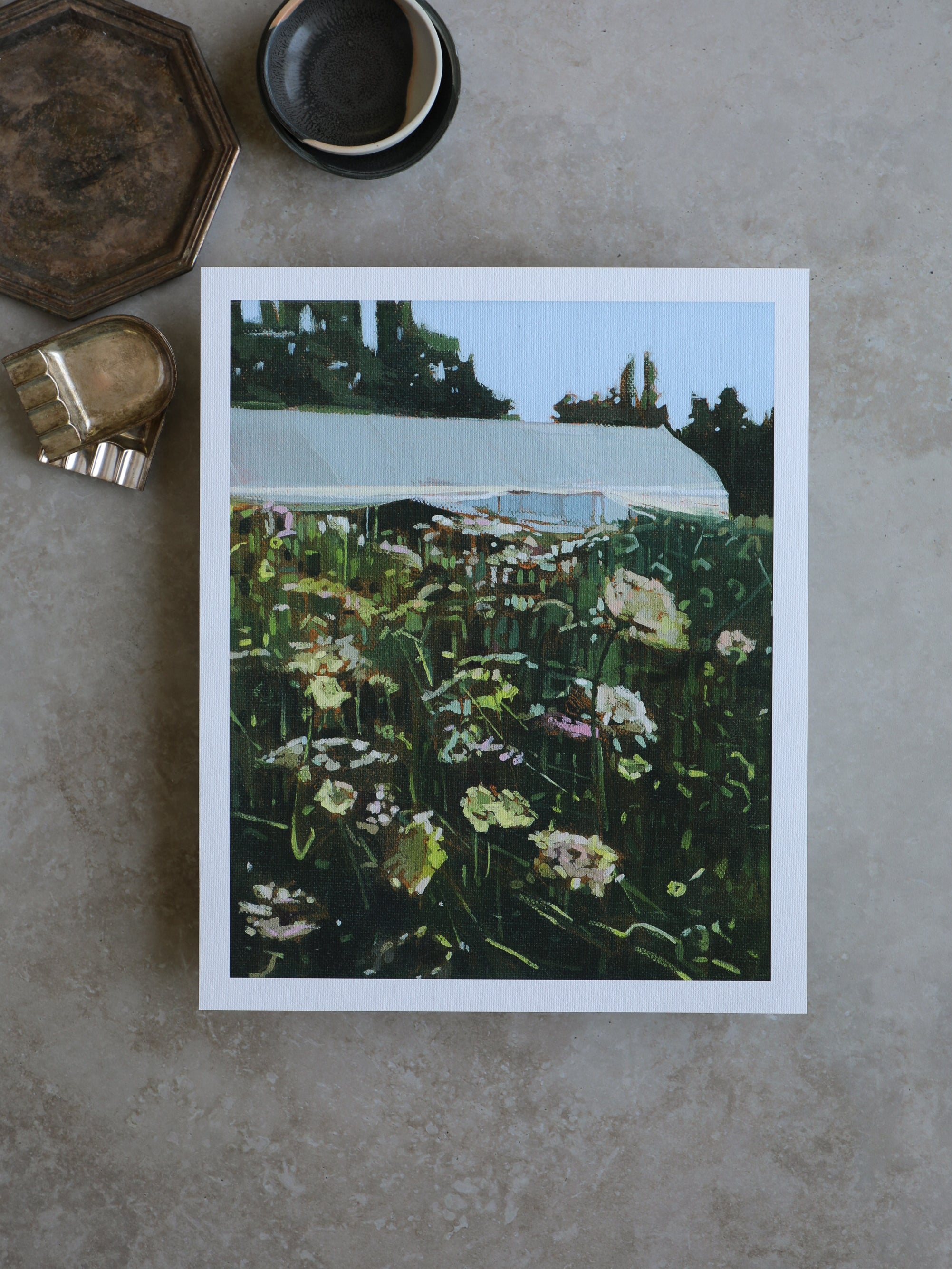 Hoop House Study | Print on Canvas
