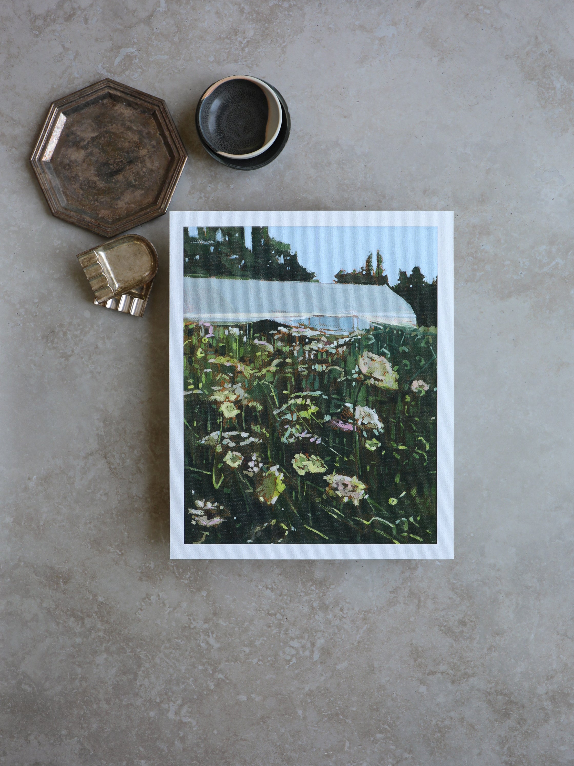 Hoop House Study | Print on Canvas