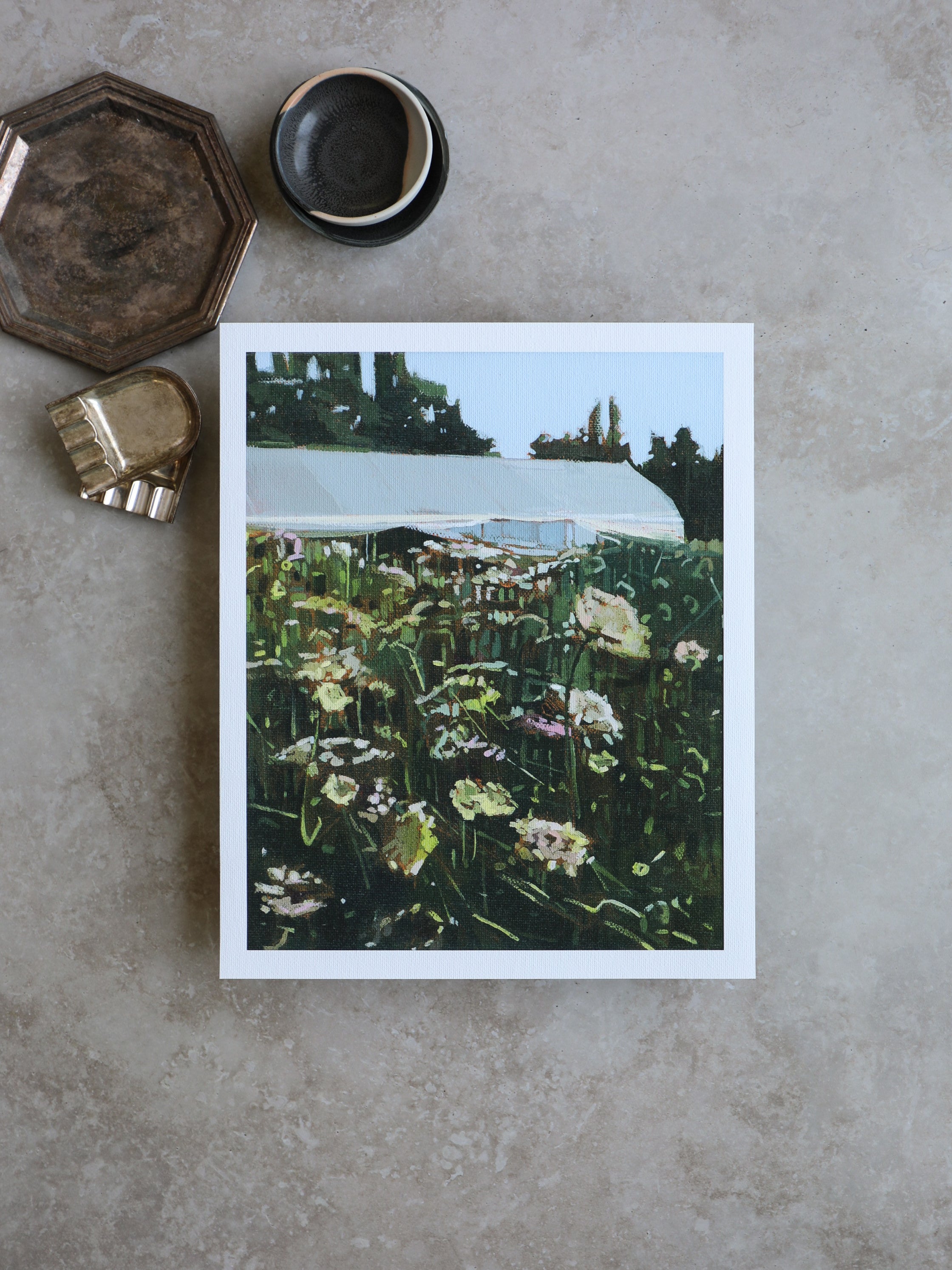 Hoop House Study | Print on Canvas