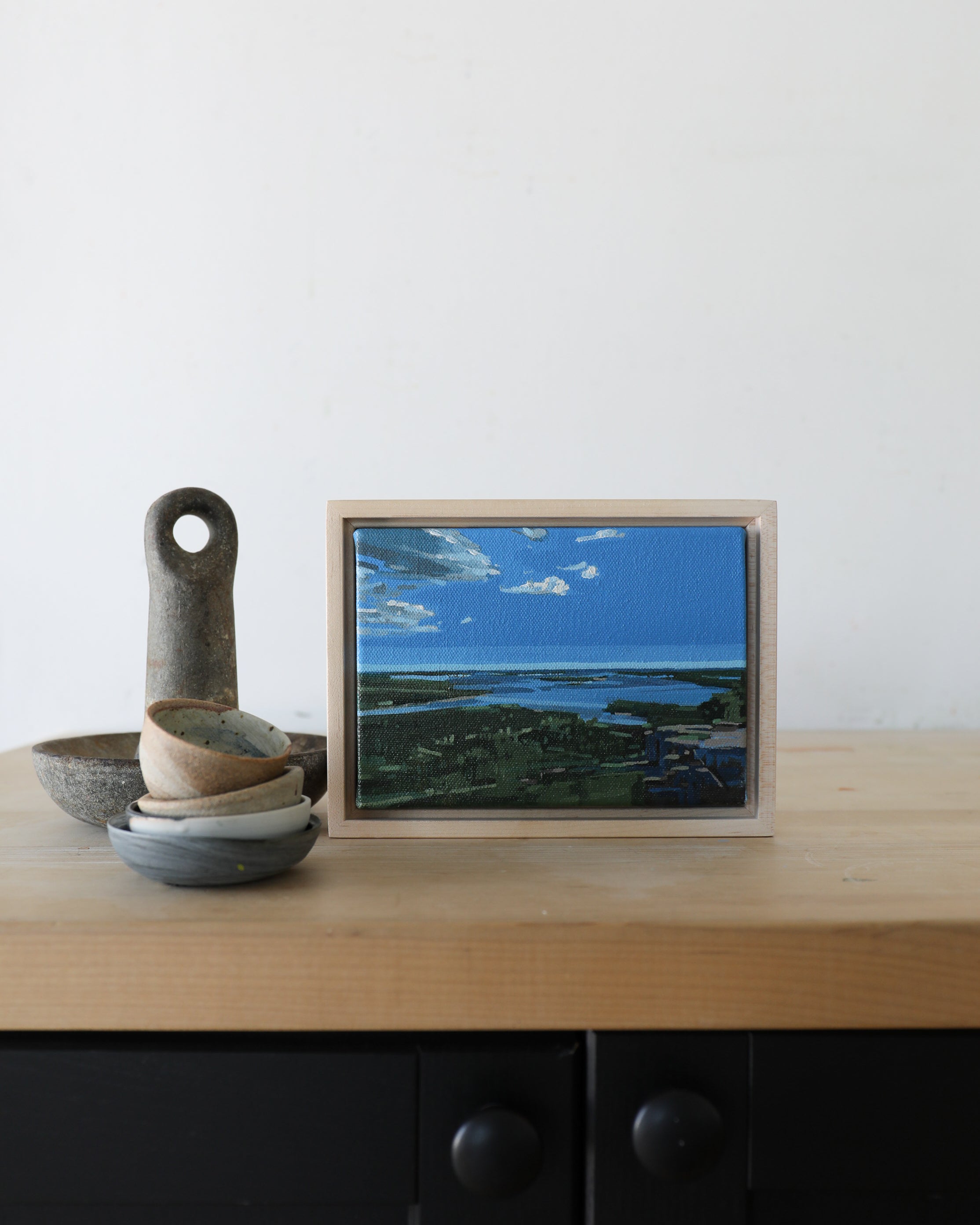 Valley Peak Summer Lookout | 5x7 | Acrylic on Canvas Framed