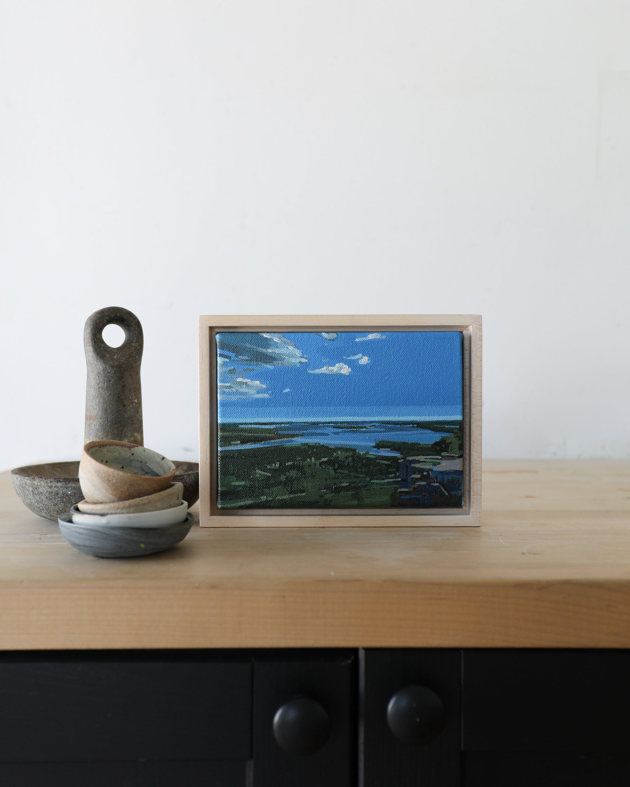 Valley Peak Summer Lookout | 5x7 | Acrylic on Canvas Framed