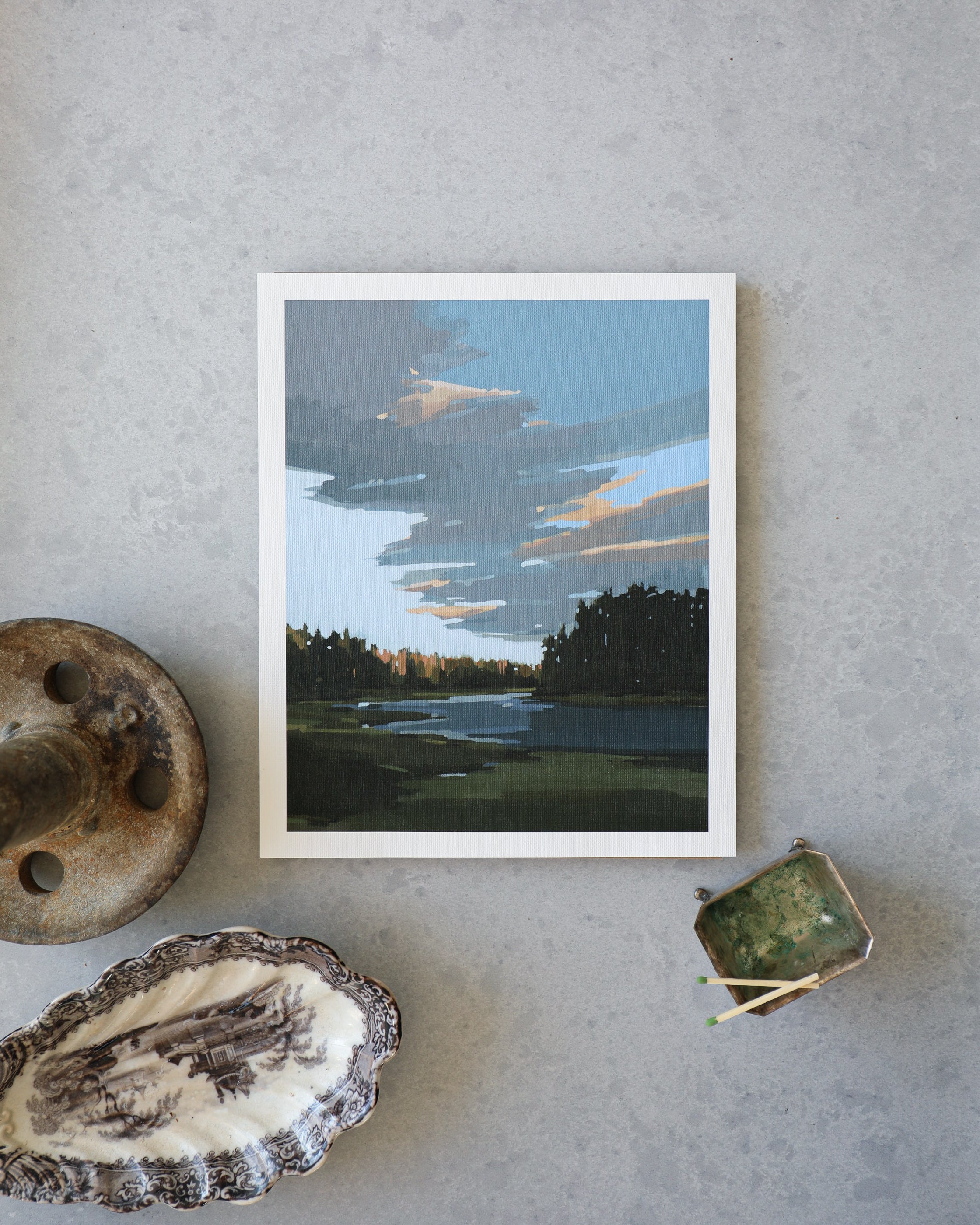 Bernard Sunset | Print on Canvas