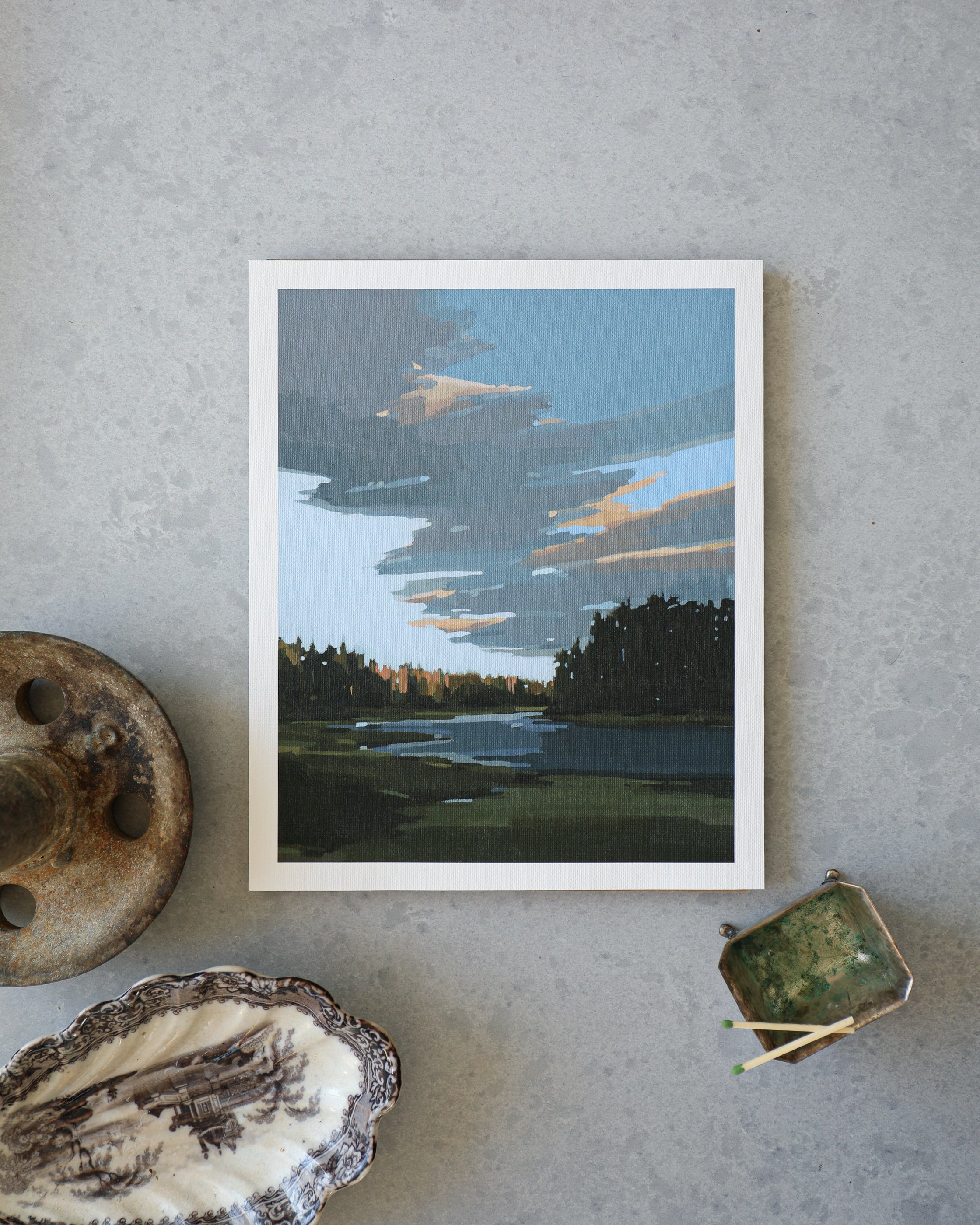 Bernard Sunset | Print on Canvas