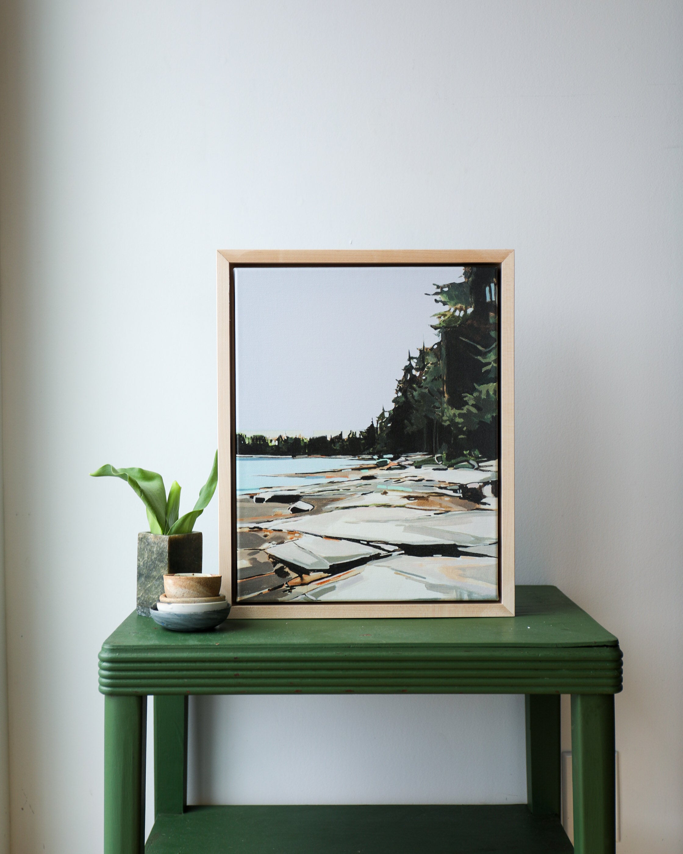Fernald Cove Periwinkle | Stretched Print on Canvas