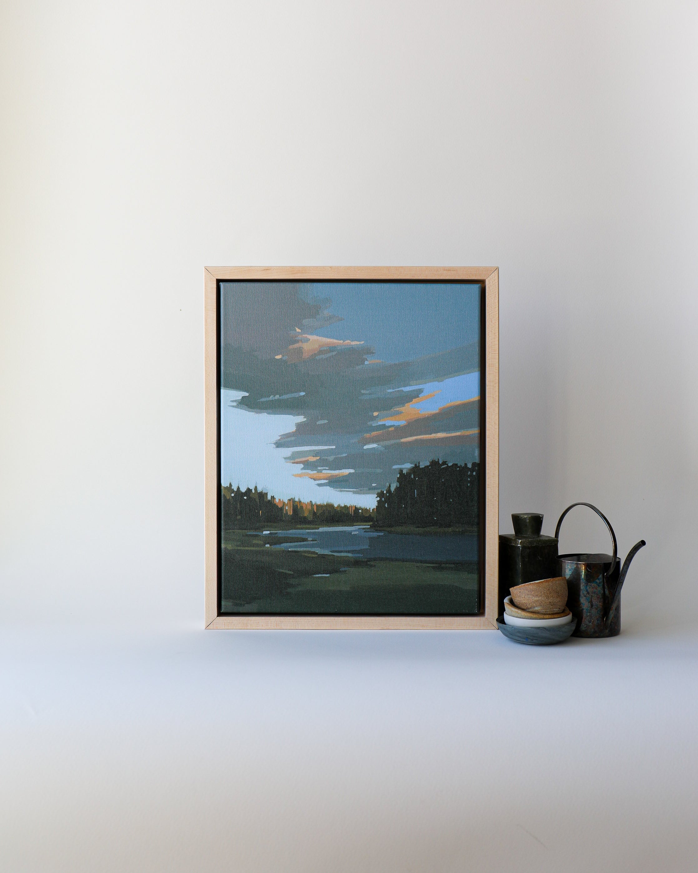 Bernard Sunset | Stretched Print on Canvas