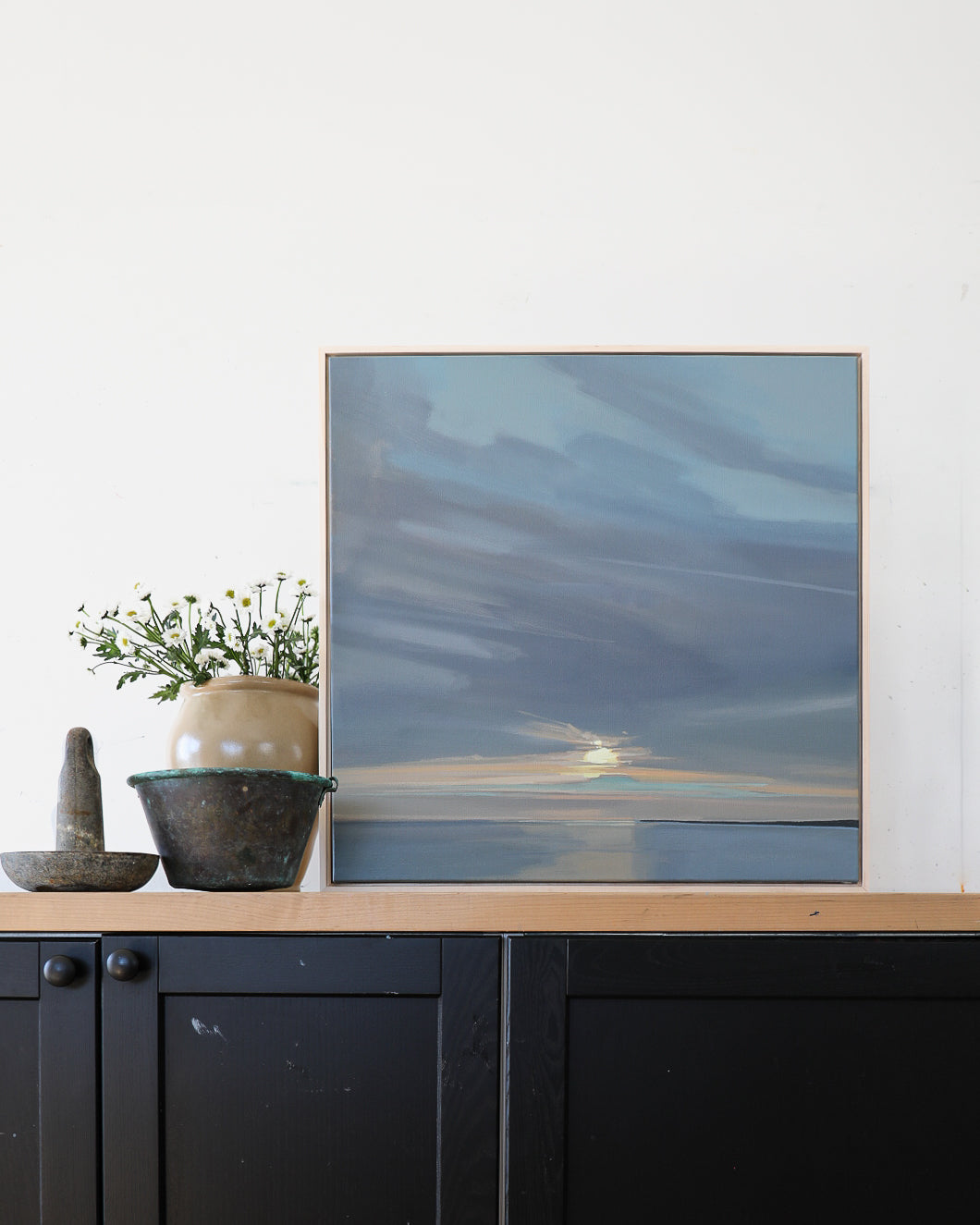 Rockland Sunrise | 24x24 | Original Painting Framed