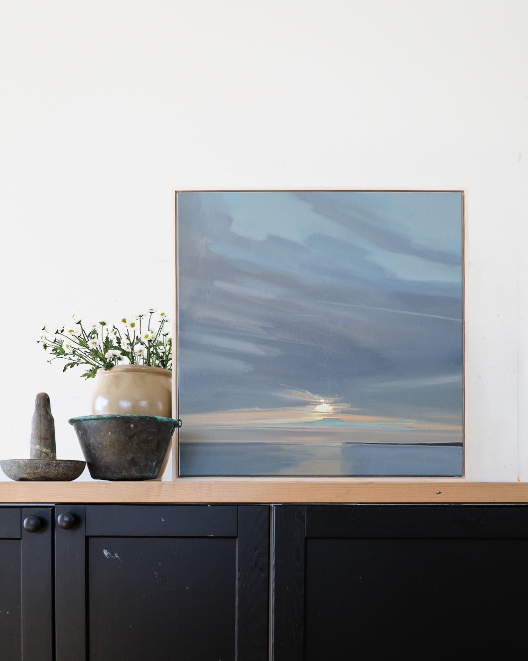 Rockland Sunrise | 24x24 | Original Painting Framed