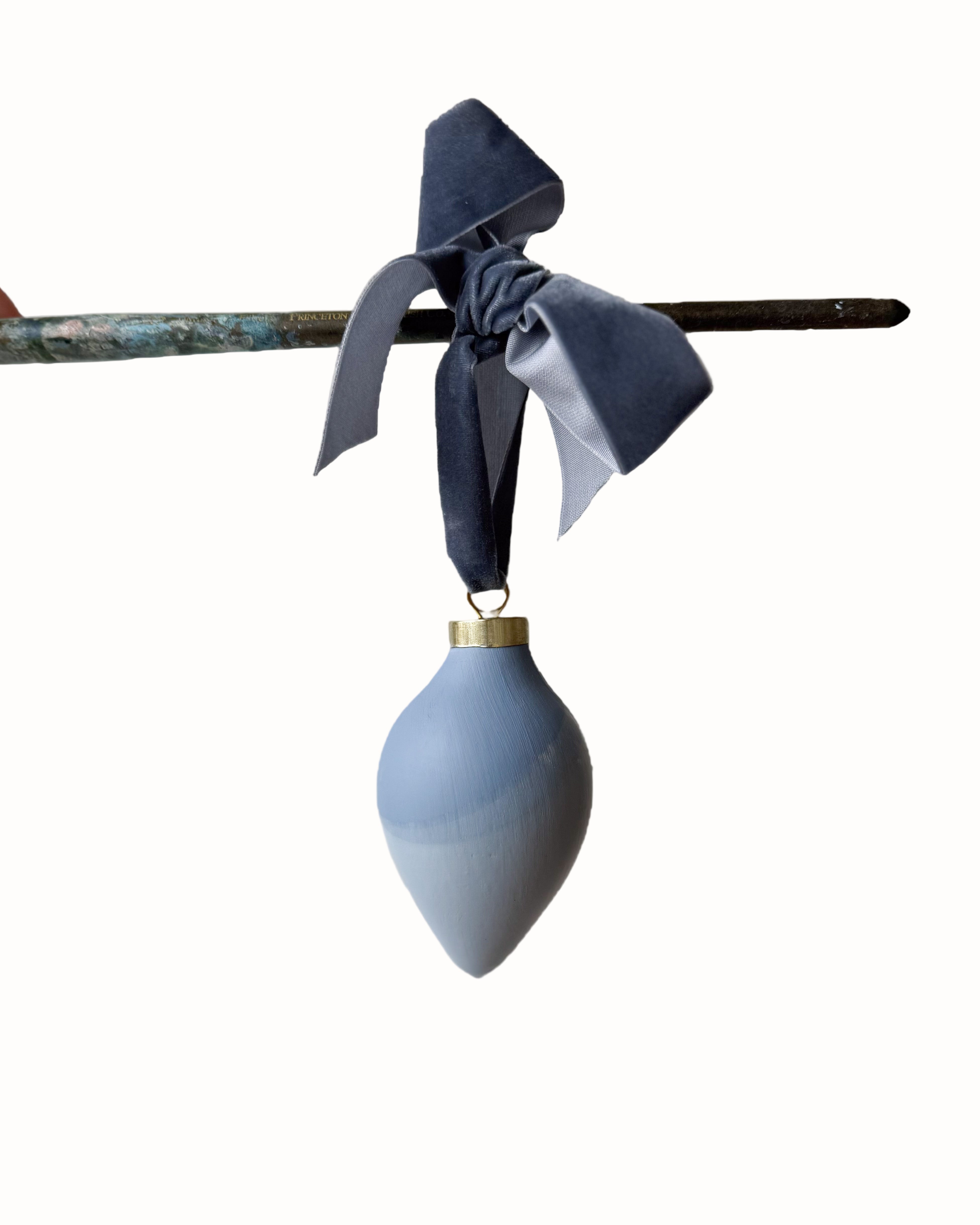 Original Hand-Dipped Ceramic Ornament | Oblong