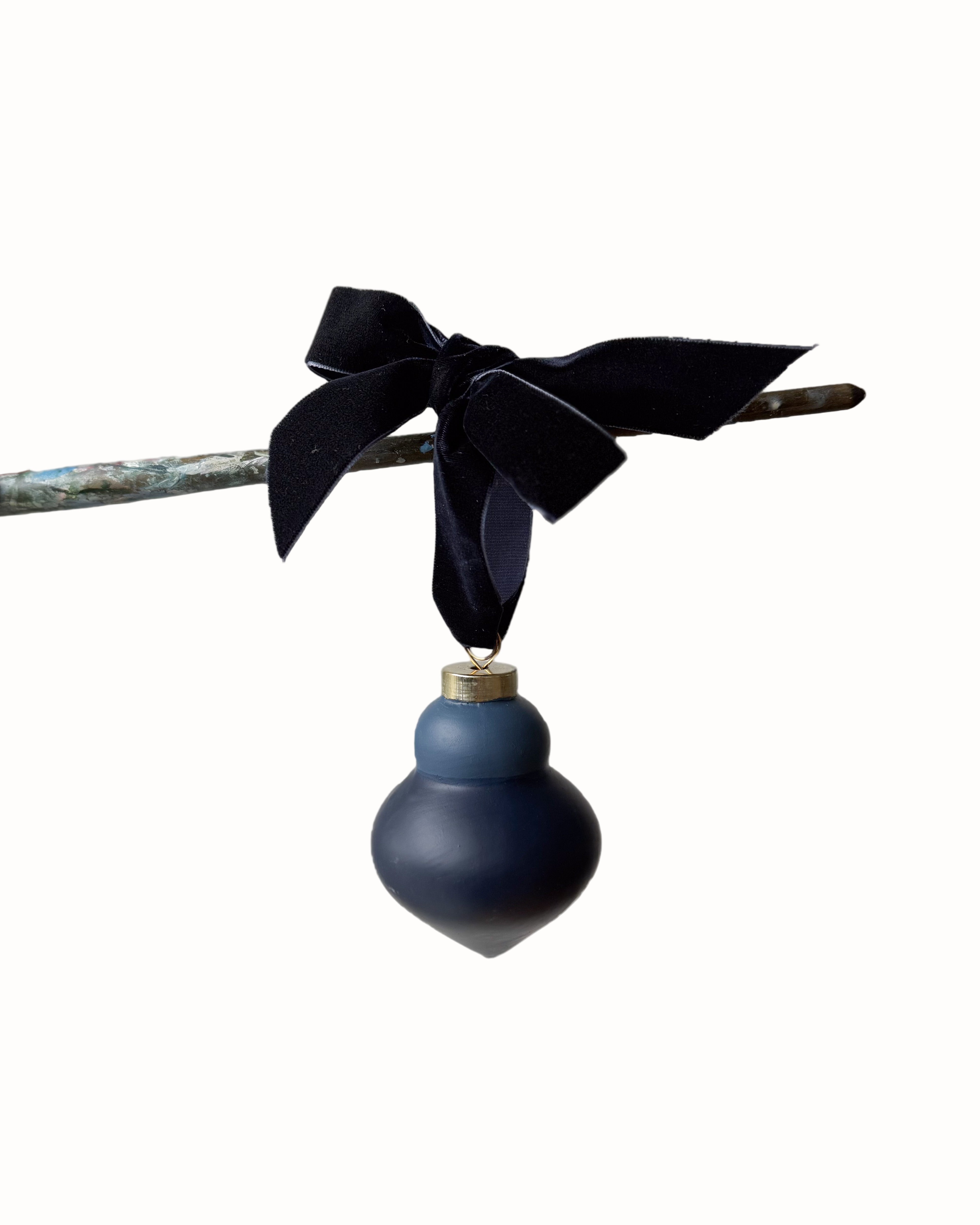 Original Hand-Dipped Ceramic Ornament | Fancy