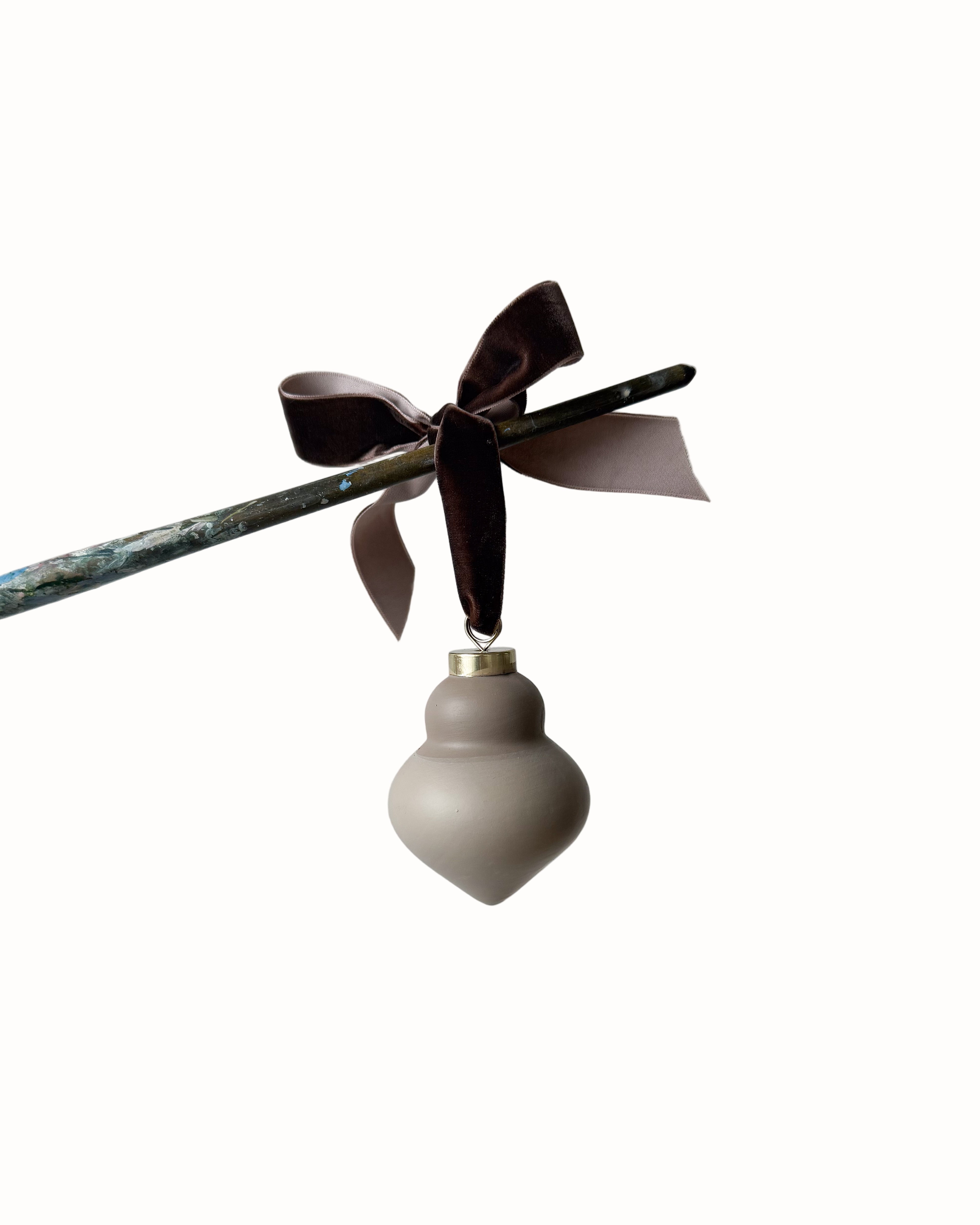 Original Hand-Dipped Ceramic Ornament | Fancy