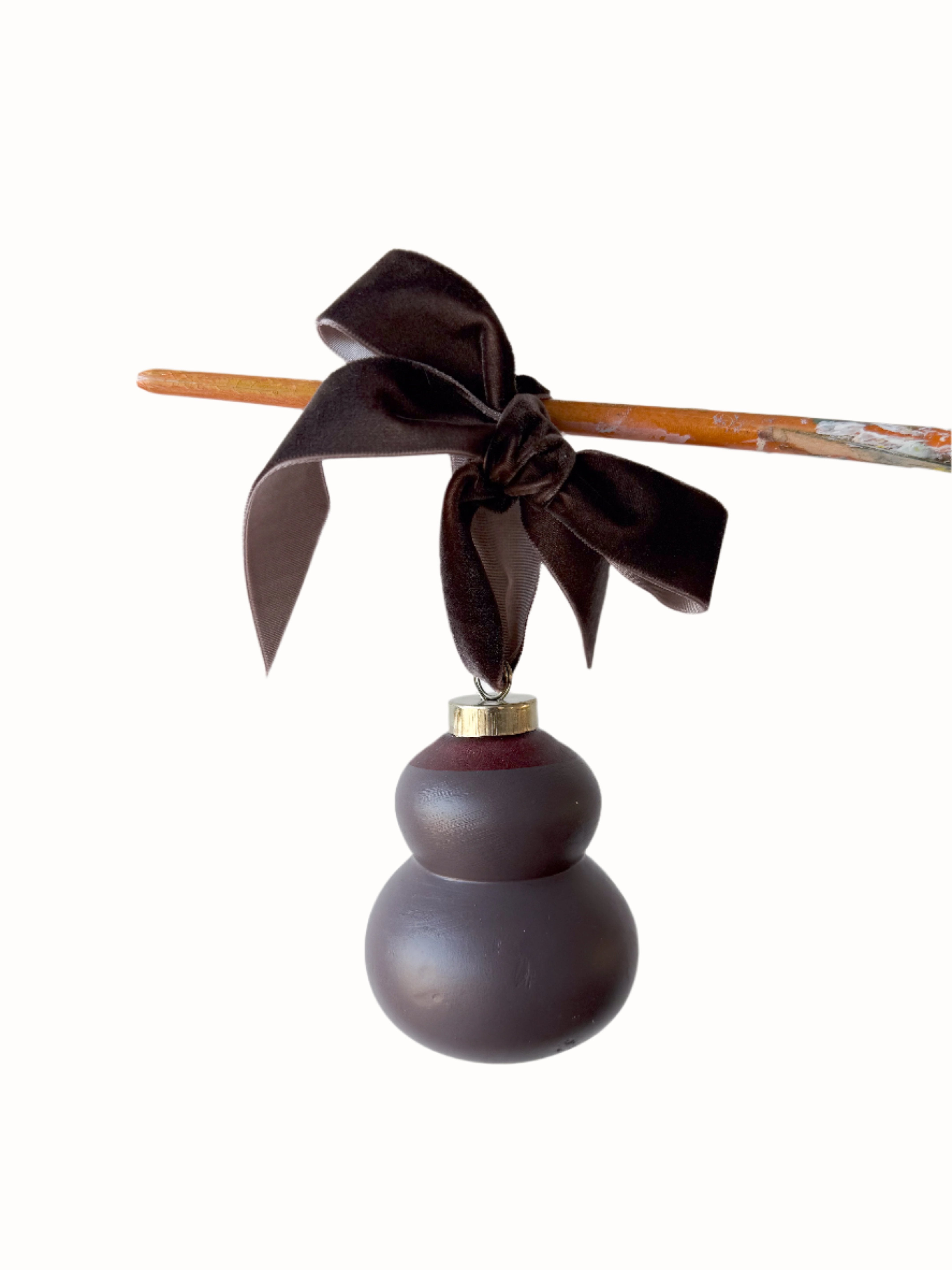 *Imperfect Original Hand Dipped Ceramic Ornament | Fancy