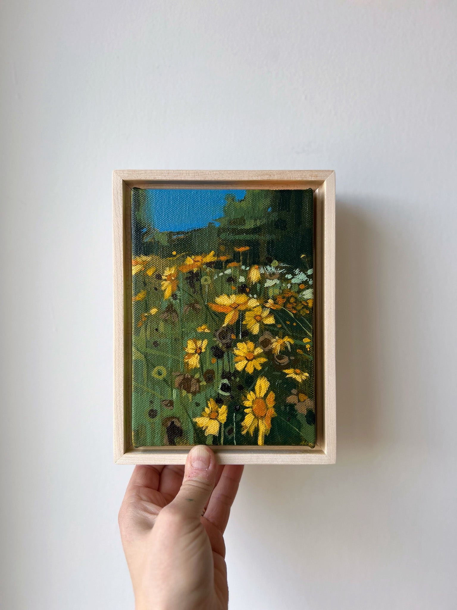 Mable's Farm Field | 5x7 | Acrylic on Canvas Framed