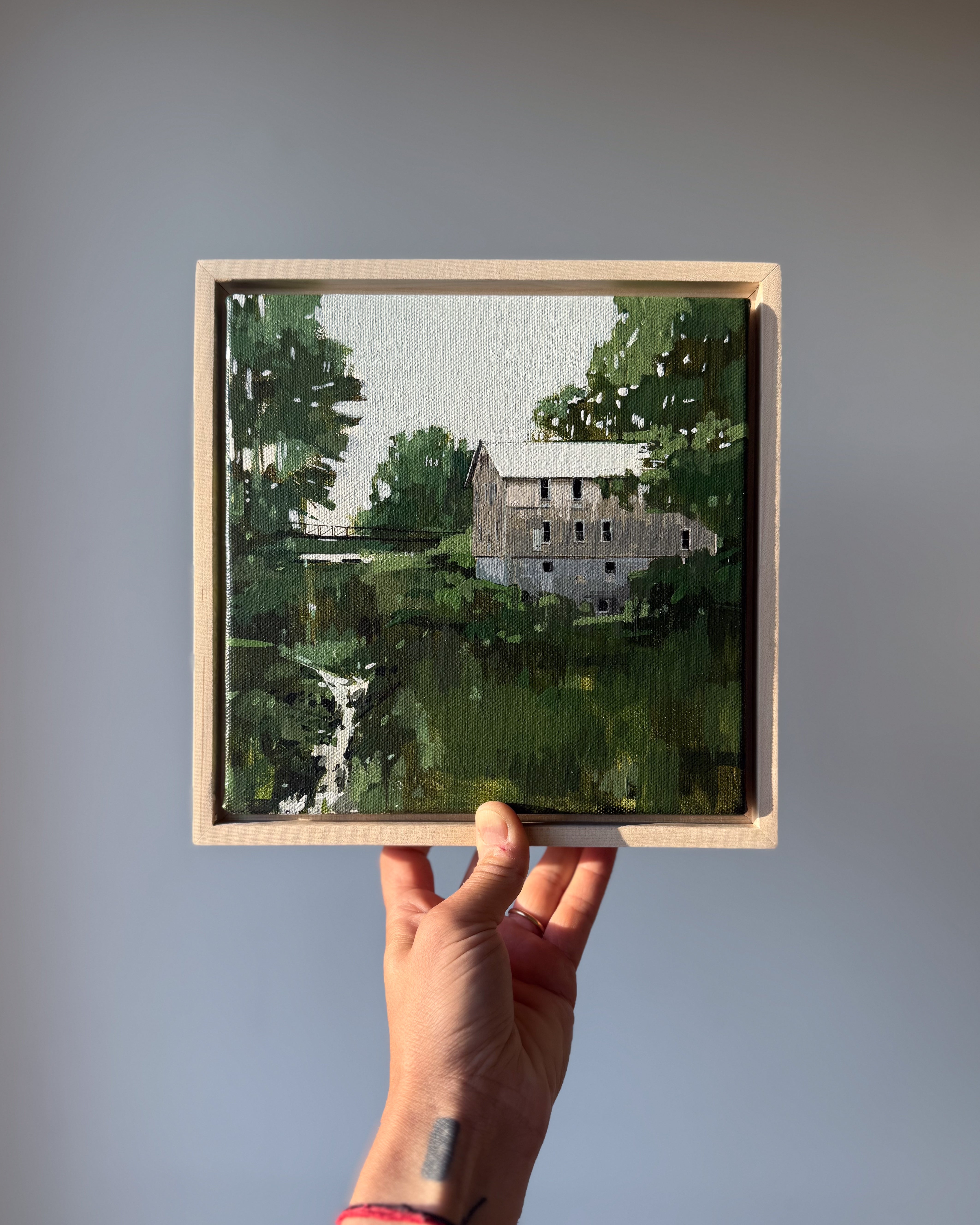 Lost Kitchen Study | 8x8 | Acrylic on Canvas Framed