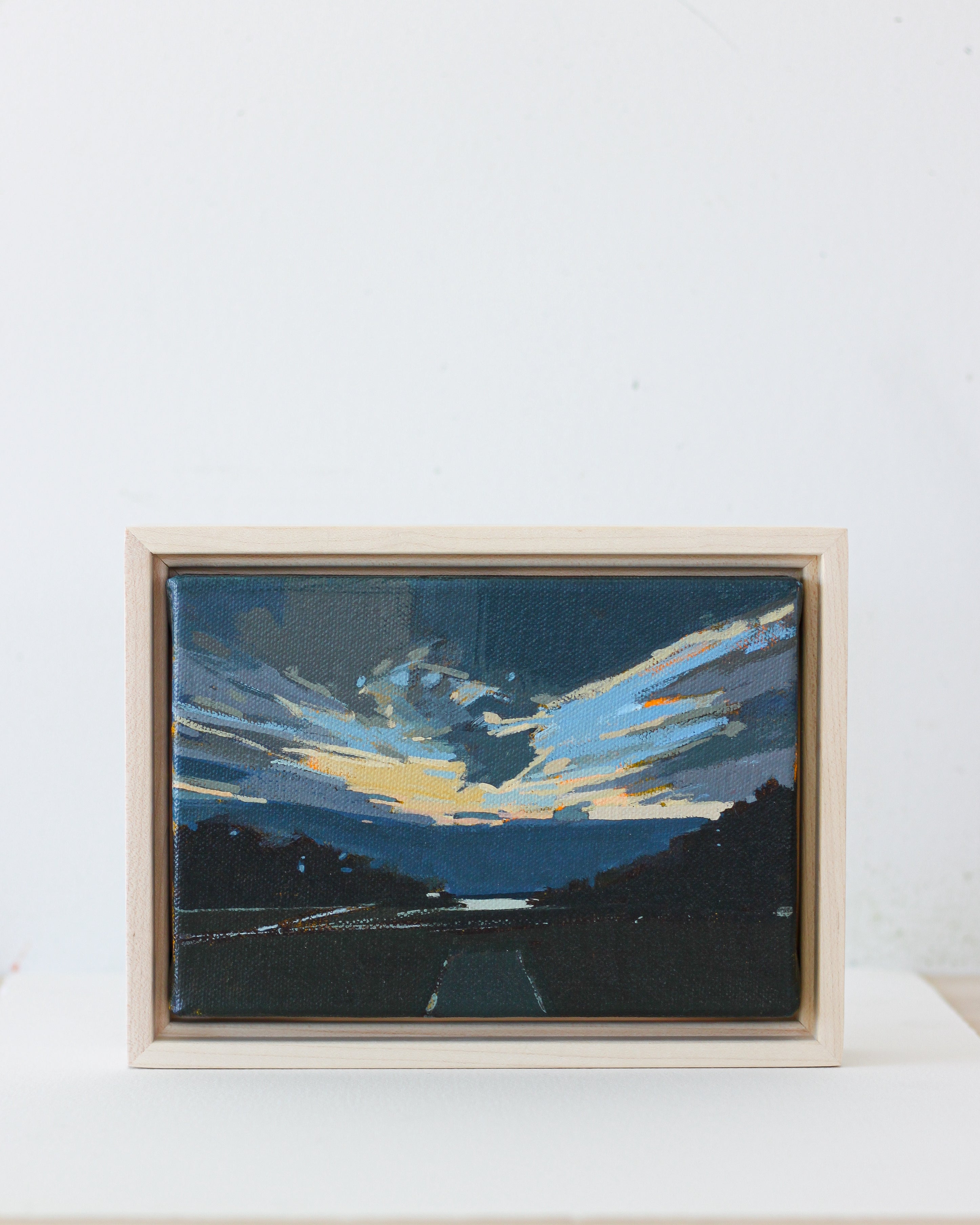 March Sunset | 5x7 | Acrylic on Canvas Framed