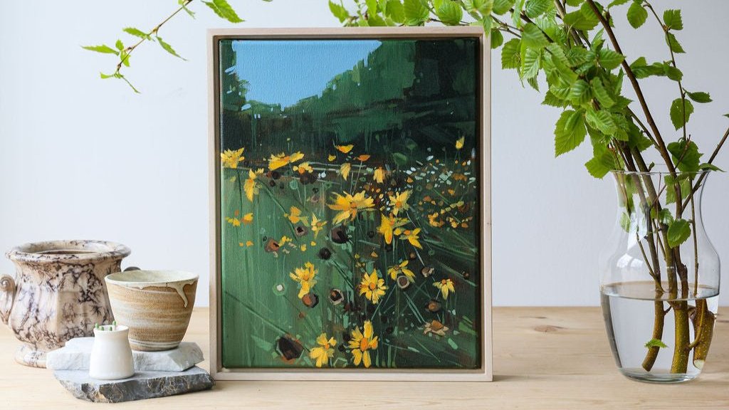 Mable's Farm Field | 11x14 | Original Painting Framed