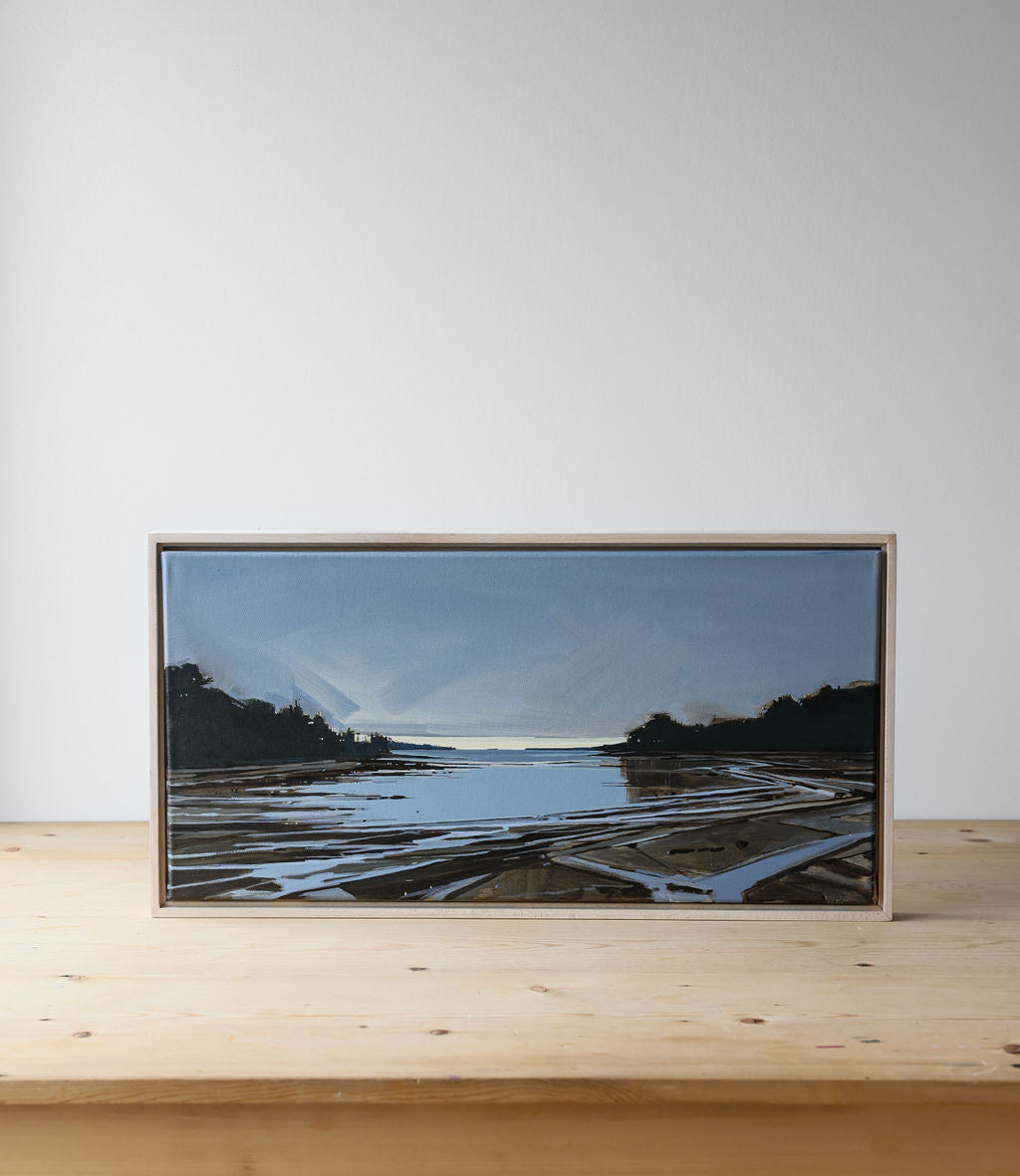 Fernald Cove Spring | 12x24 | Original Painting Framed