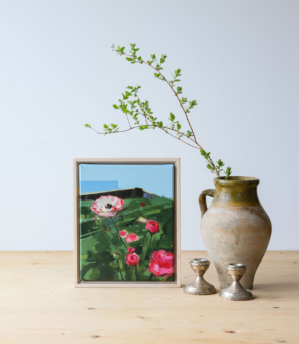 Ranunculus | 8x10 | Original Painting Framed