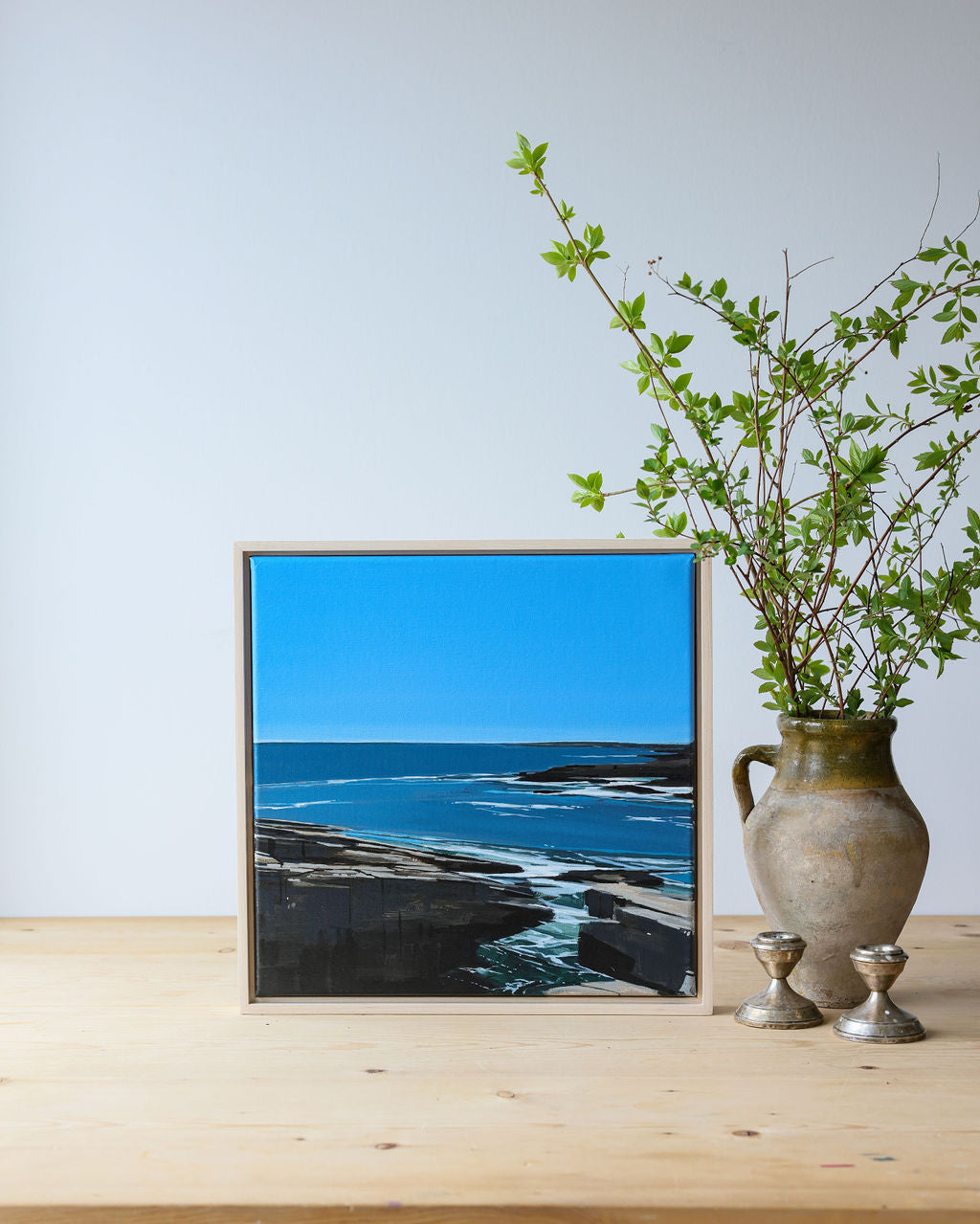 Portland Head Light | 14x14 | Original Painting Framed