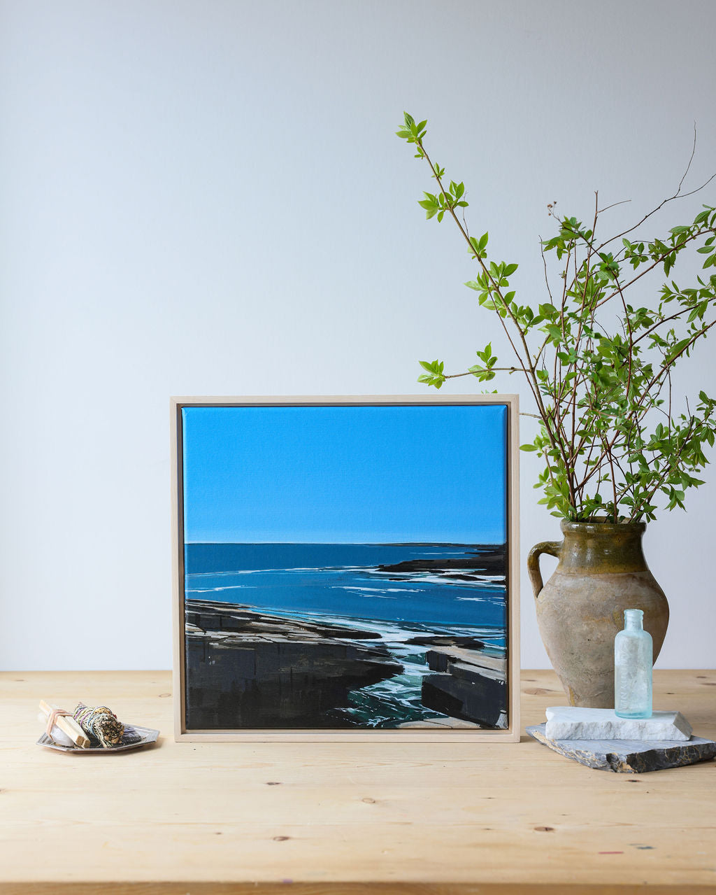 Portland Head Light | 14x14 | Original Painting Framed