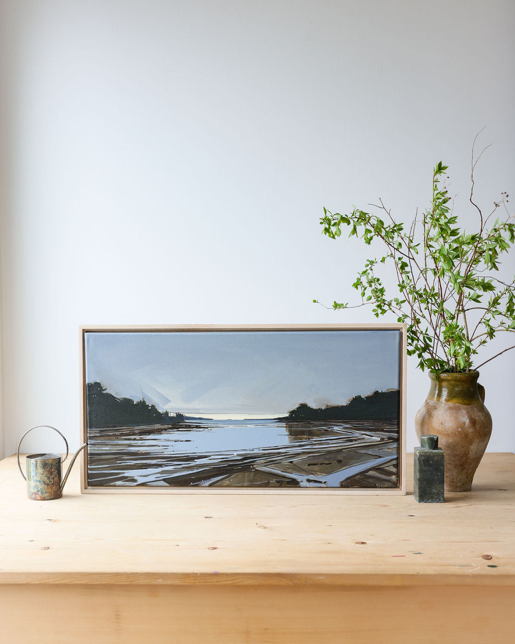 Fernald Cove Spring | 12x24 | Original Painting Framed