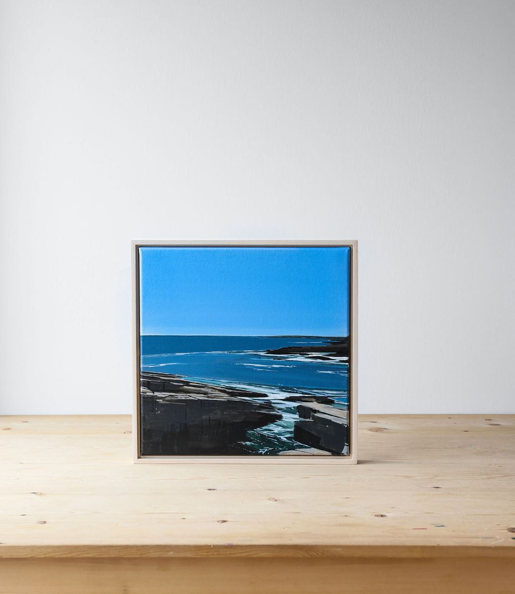 Portland Head Light | 14x14 | Original Painting Framed