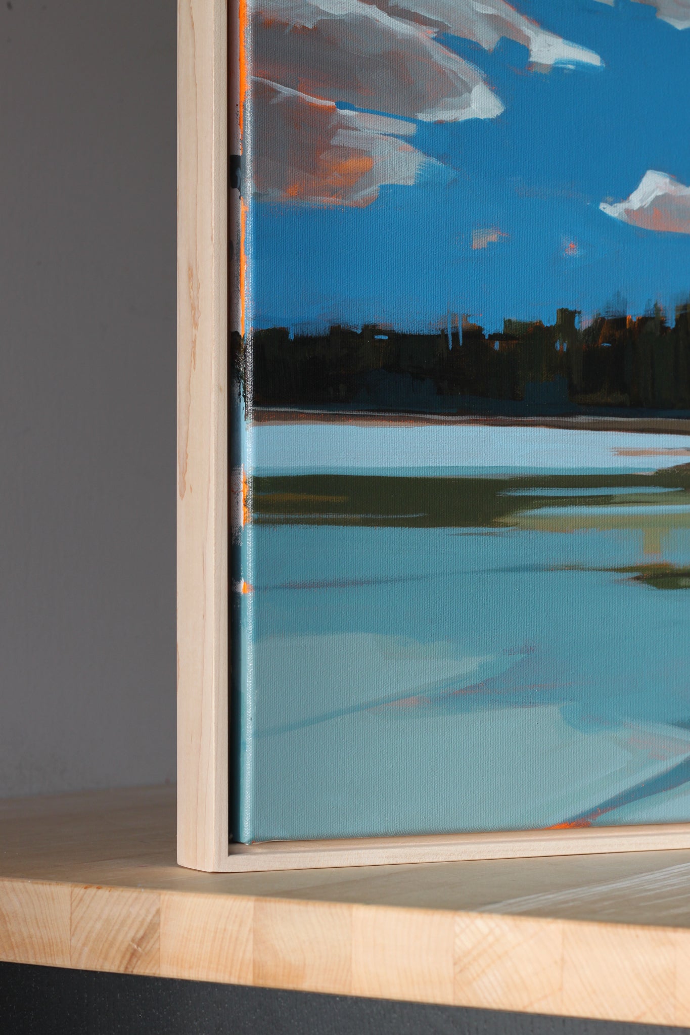 Fernald Cove | 24x24 | Original Painting Framed
