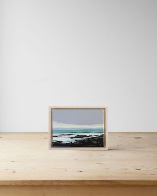 Otter Cliffs Overlook Study | 5x7 | Acrylic on Canvas Framed