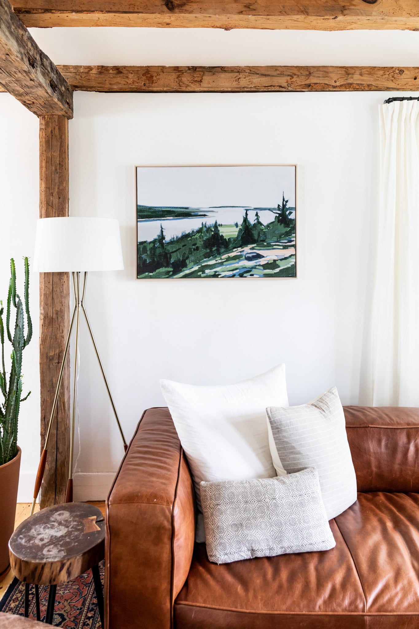 Somes Sound Lookout | Stretched Print on Canvas